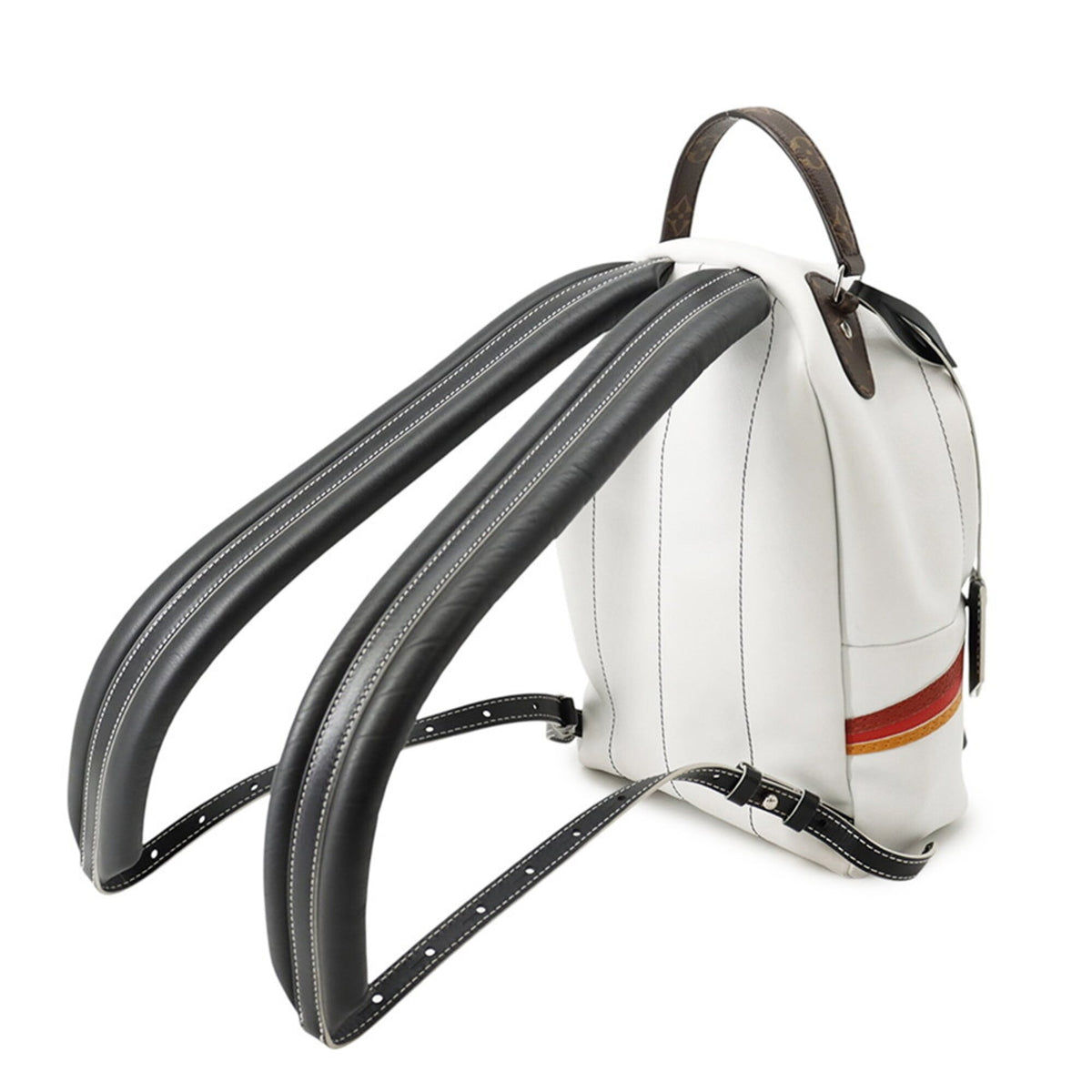 Louis Vuitton Monogram Multi-Color White Monogram Leather Backpack (Pre-Owned)