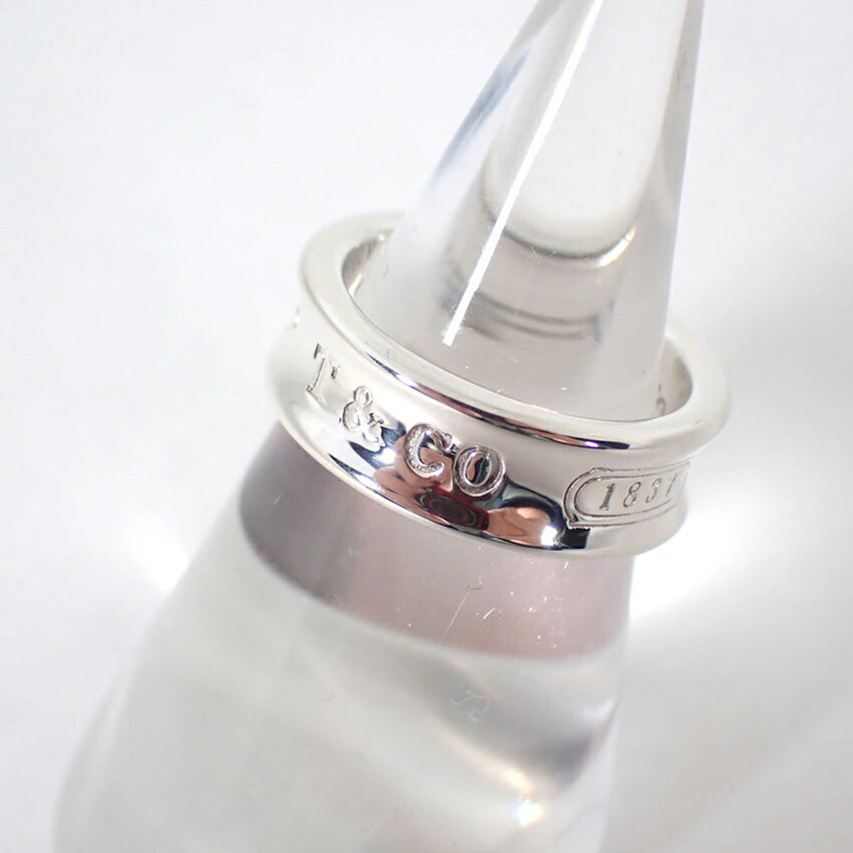 Tiffany Sterling Silver 925 Band Ring (Pre-Owned)