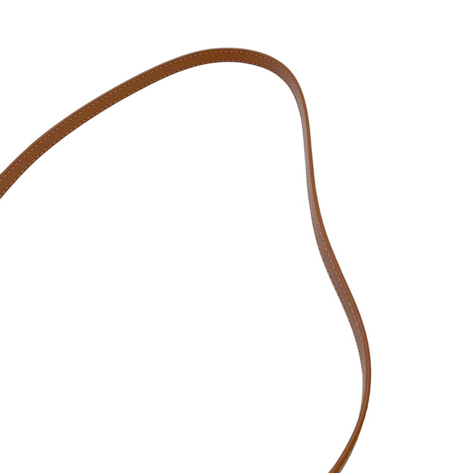 Loewe Brown Leather Handbag Shoulder Bag (Pre-Owned)