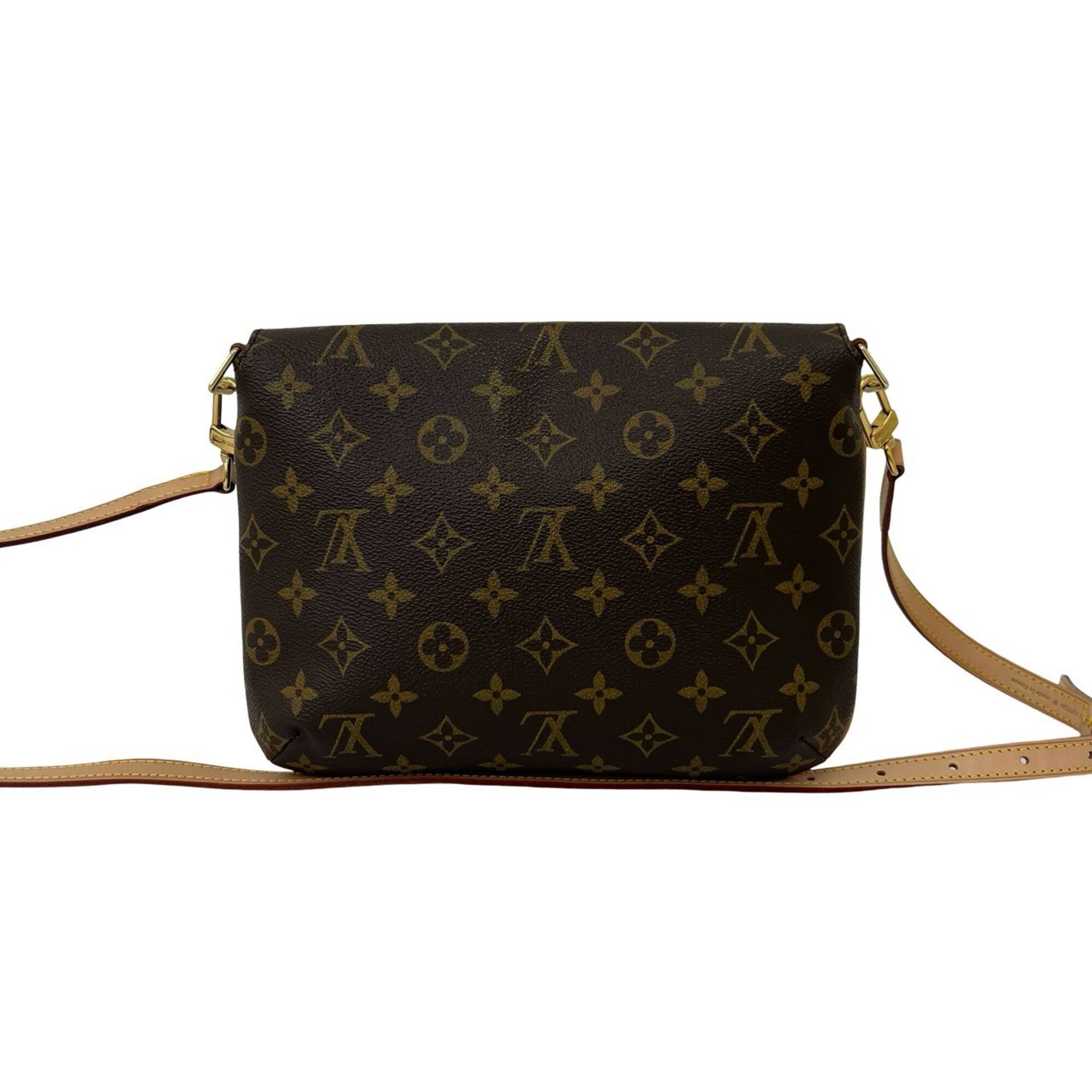 Louis Vuitton Brown Leather Pvc Shoulder Bag (Pre-Owned)