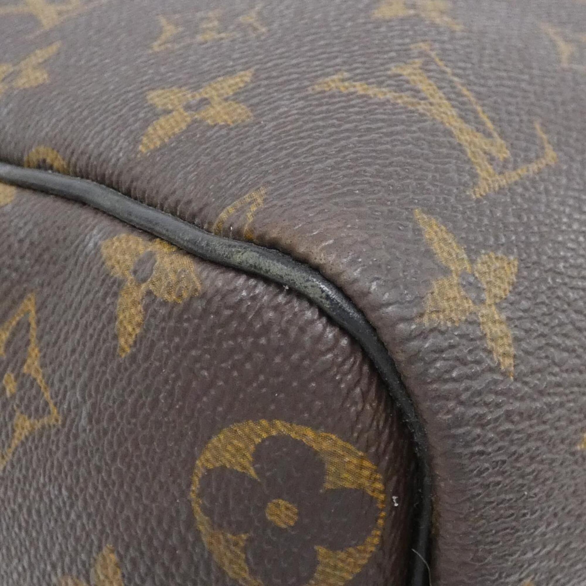 Louis Vuitton Brown Coated Canvas Boston Bag (Pre-Owned)