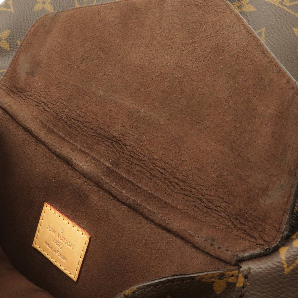 Louis Vuitton Brown Vinyl Handbag Shoulder Bag (Pre-Owned)