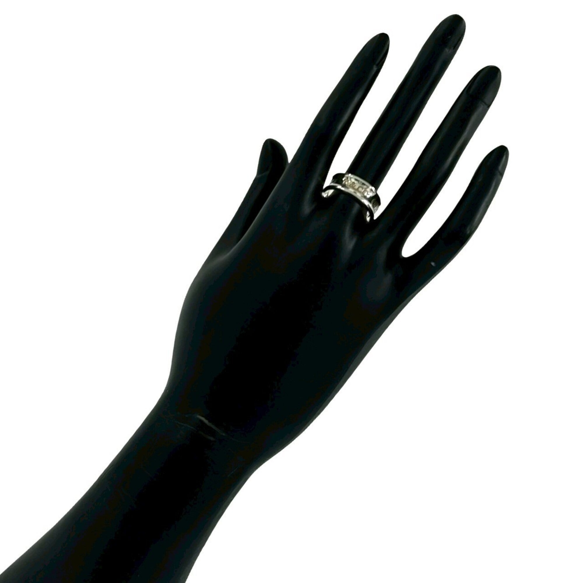 Tiffany Silver Silver 925 Band Ring (Pre-Owned)