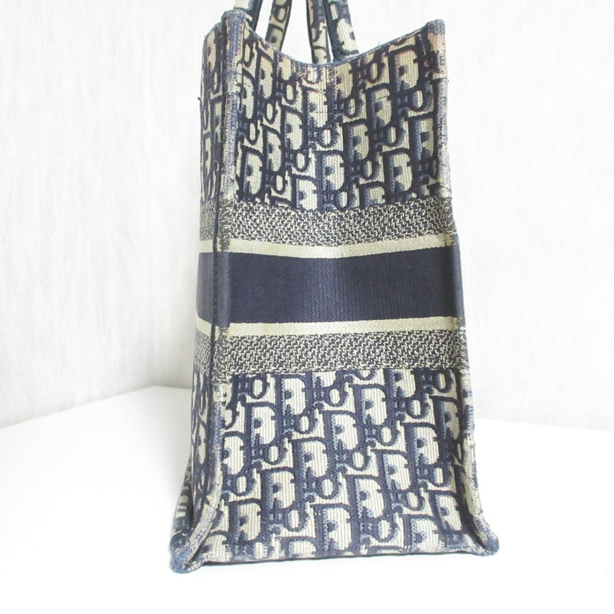 Christian Dior Navy Handbag Tote Bag (Pre-Owned)