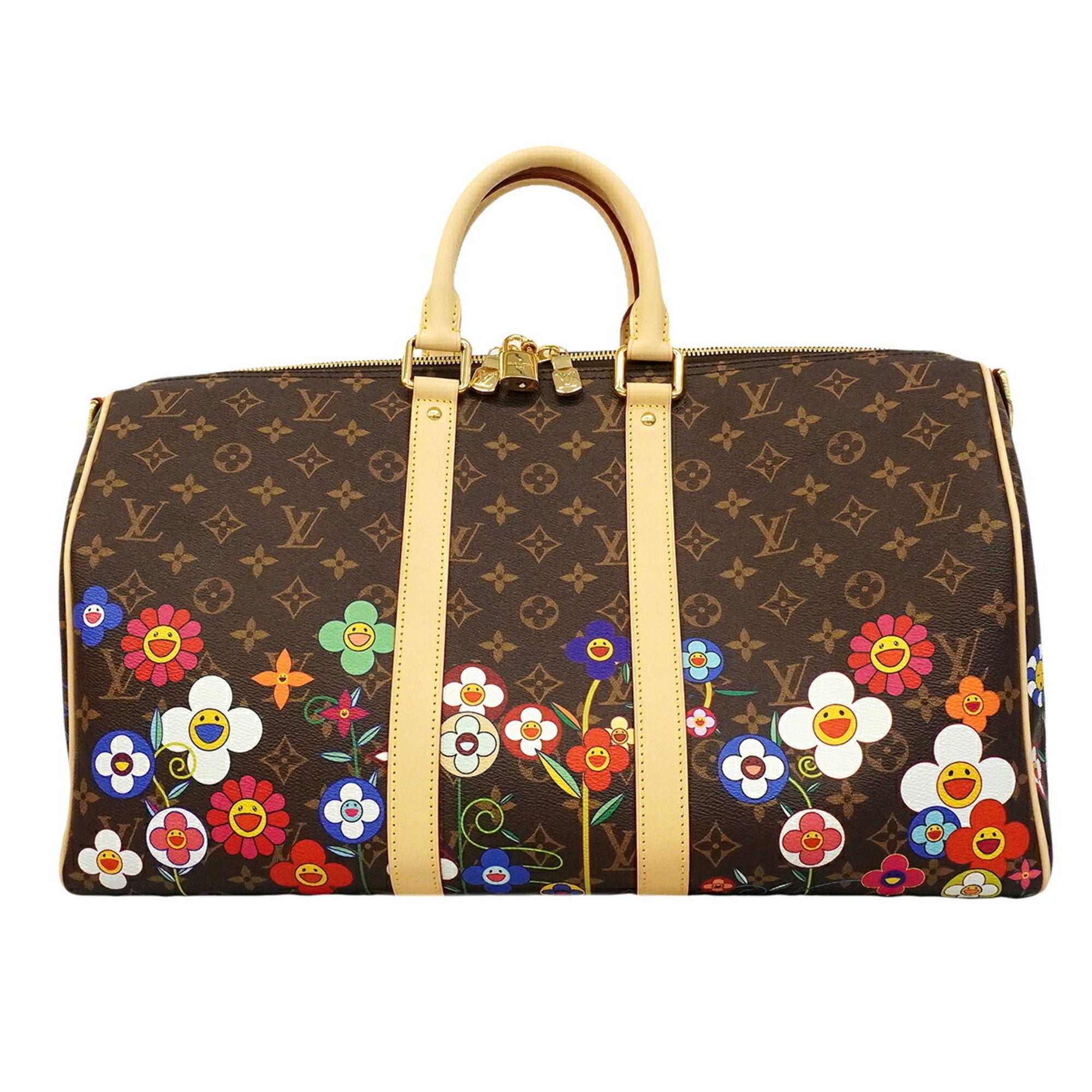 Louis Vuitton Brown Multi-Color Boston Bag (Pre-Owned)