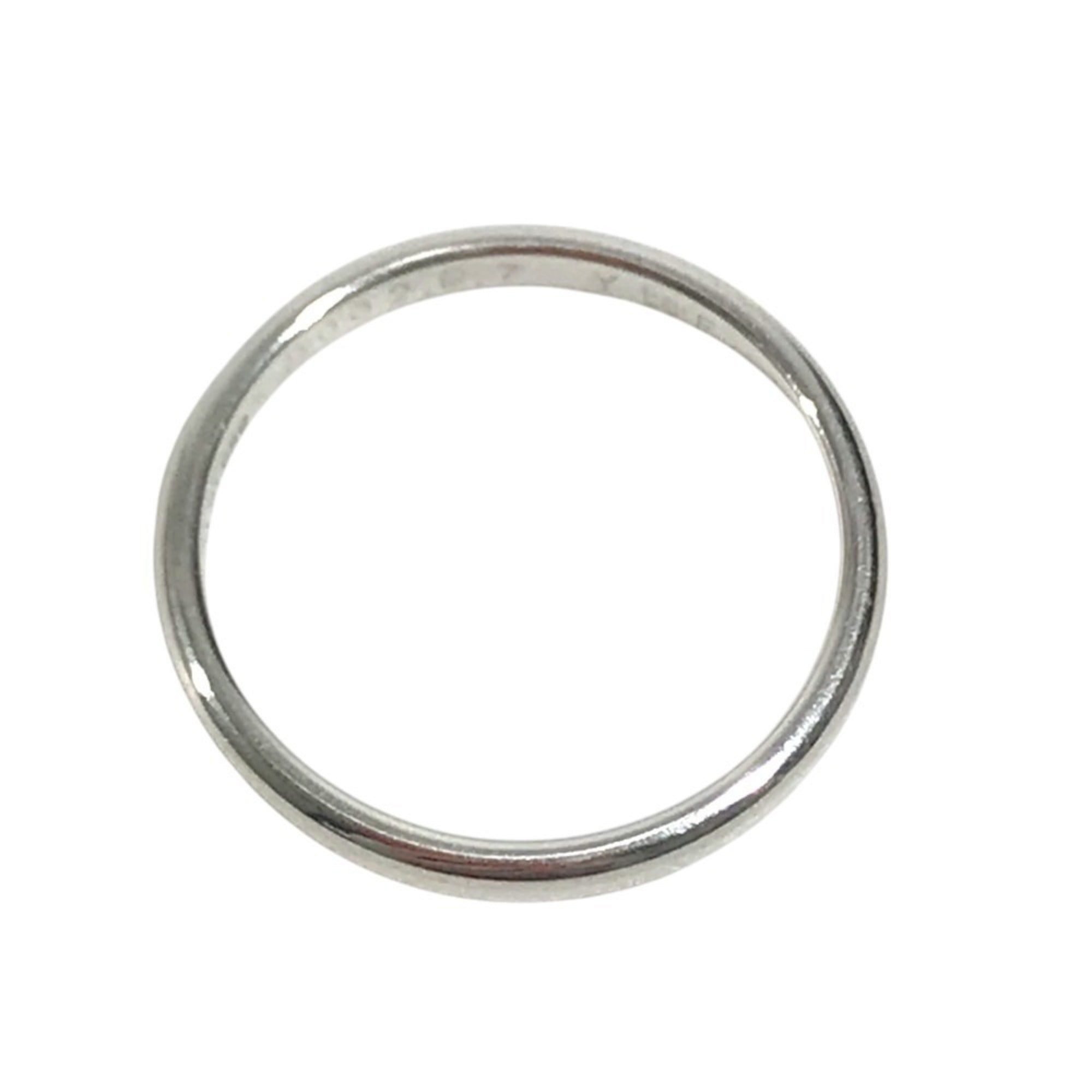 Tiffany Silver Platinum 950 Band Ring (Pre-Owned)