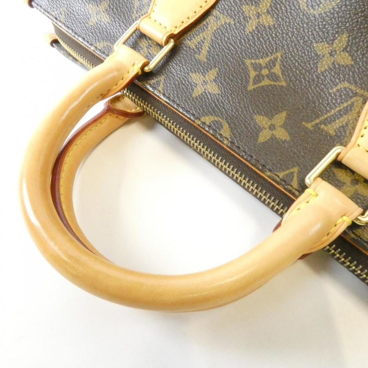 Louis Vuitton Marron Coated Canvas Handbag (Pre-Owned)