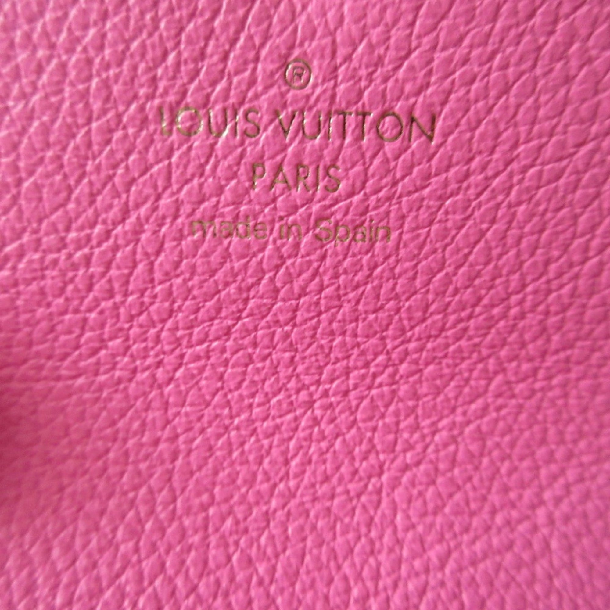 Louis Vuitton Pink Leather Wallet (Bi-Fold) (Pre-Owned)