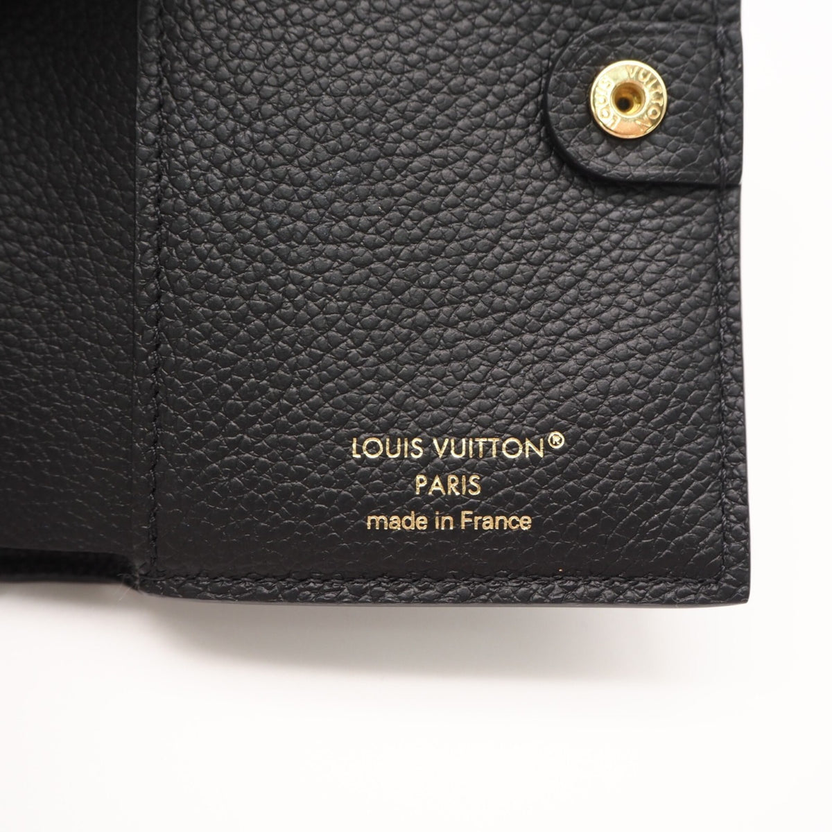 Louis Vuitton Monogram Empreinte Black Noir Wallet (Bi-Fold) (Pre-Owned)