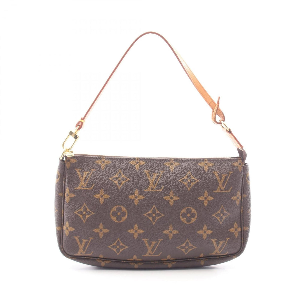 Louis Vuitton Brown Coated Canvas Leather Handbag (Pre-Owned)