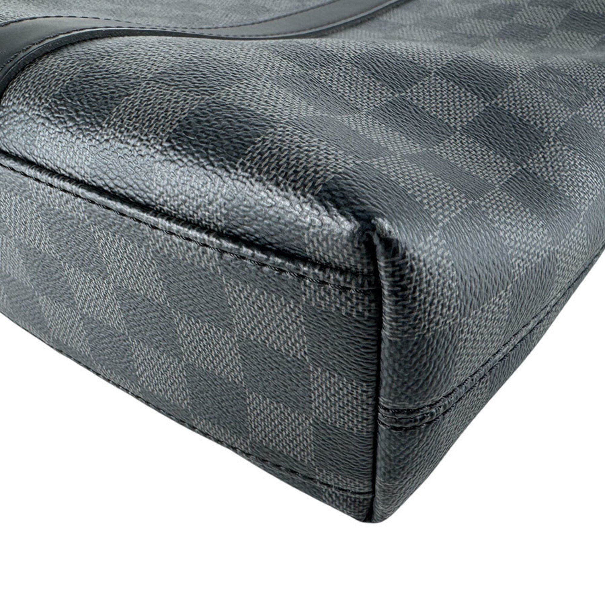 Louis Vuitton Black Damier Graphite Handbag (Pre-Owned)