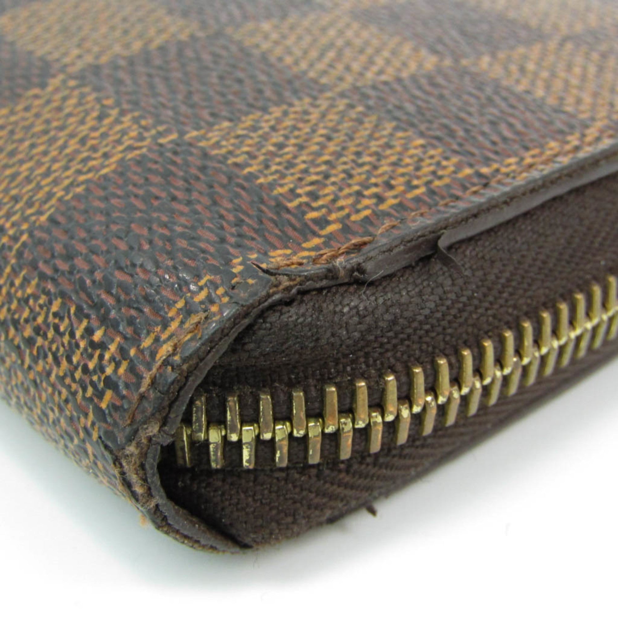 Louis Vuitton Damier Ebene Damier Canvas Long Wallet (Bi-Fold) (Pre-Owned)