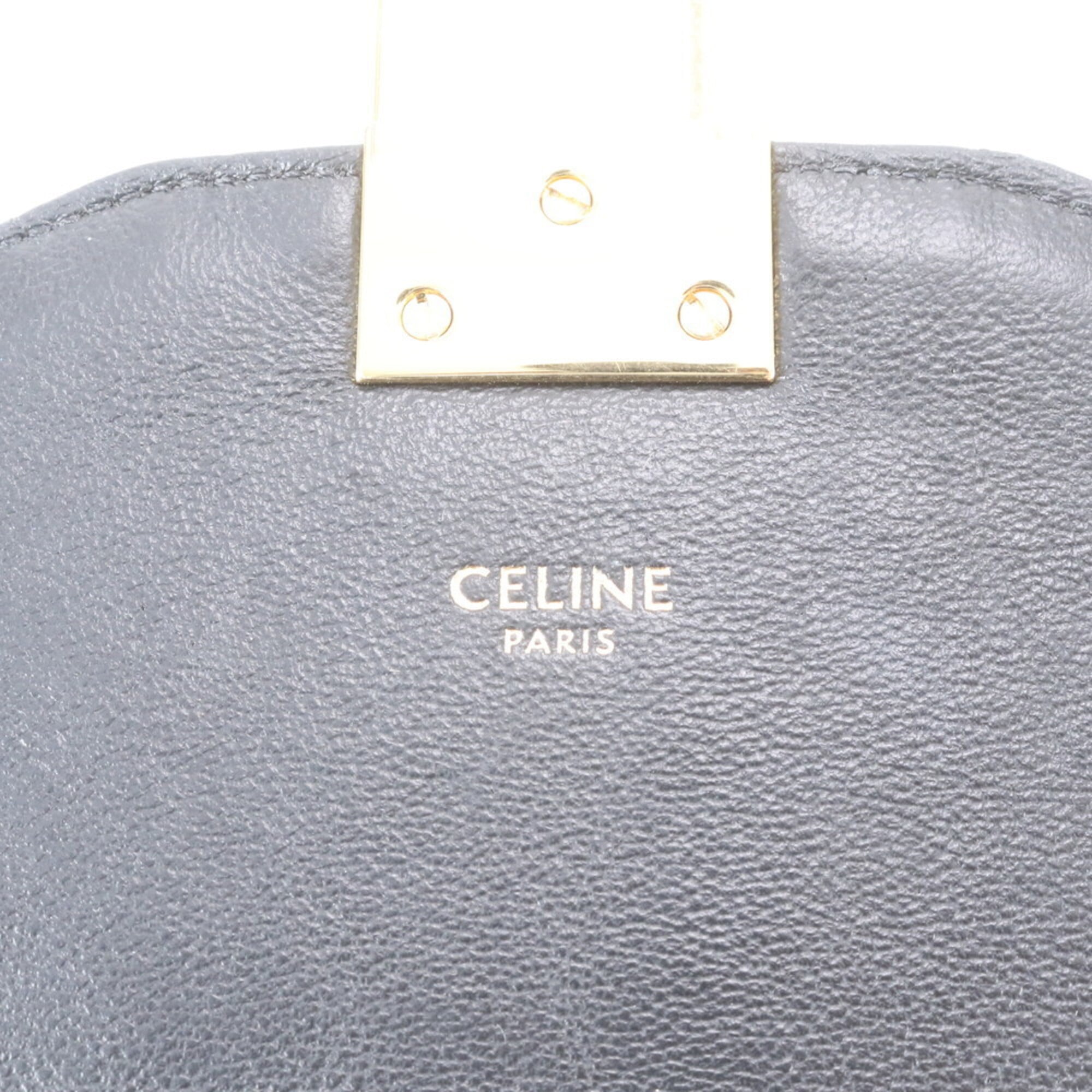 Celine Black Leather Shoulder Bag (Pre-Owned)