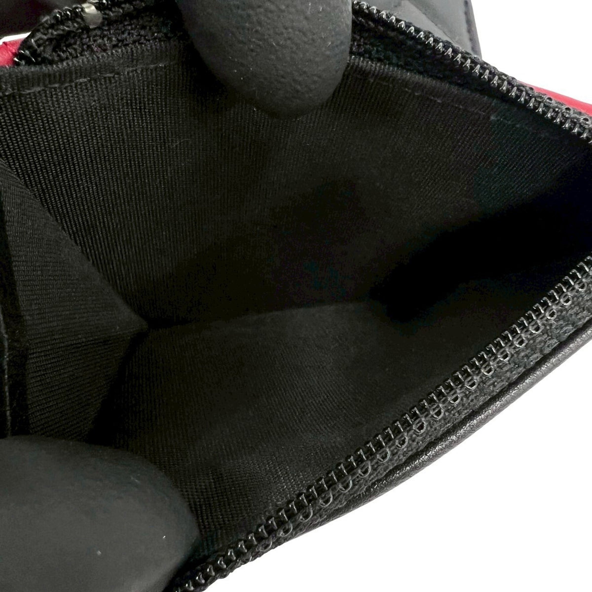 Chanel Black Leather Wallet (Tri-Fold) (Pre-Owned)