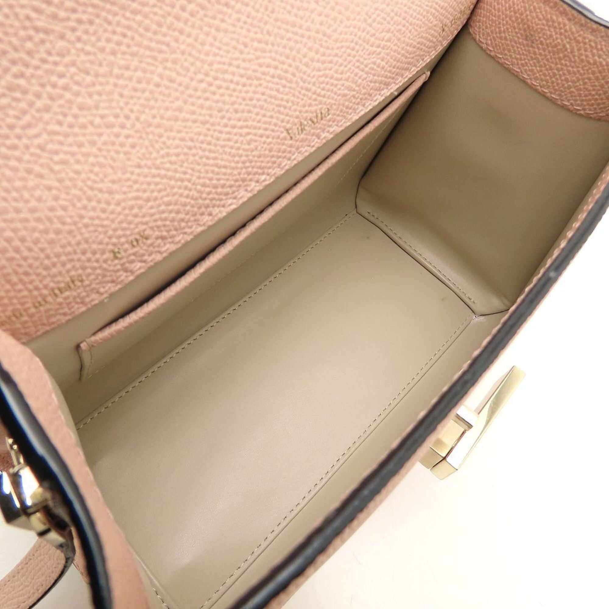 Valextra Pink Leather Handbag (Pre-Owned)