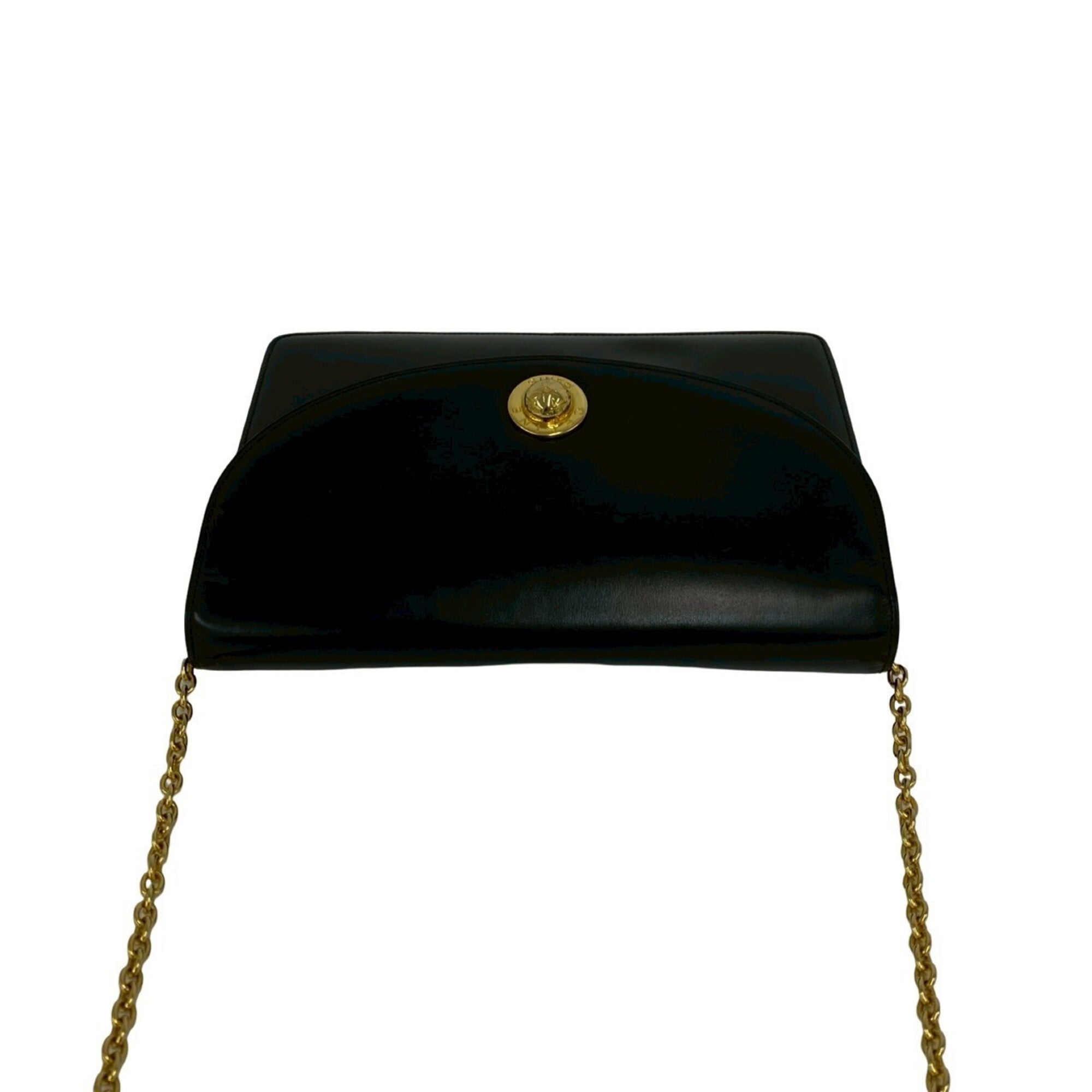 Celine Black Leather Pochette Shoulder Bag (Pre-Owned)