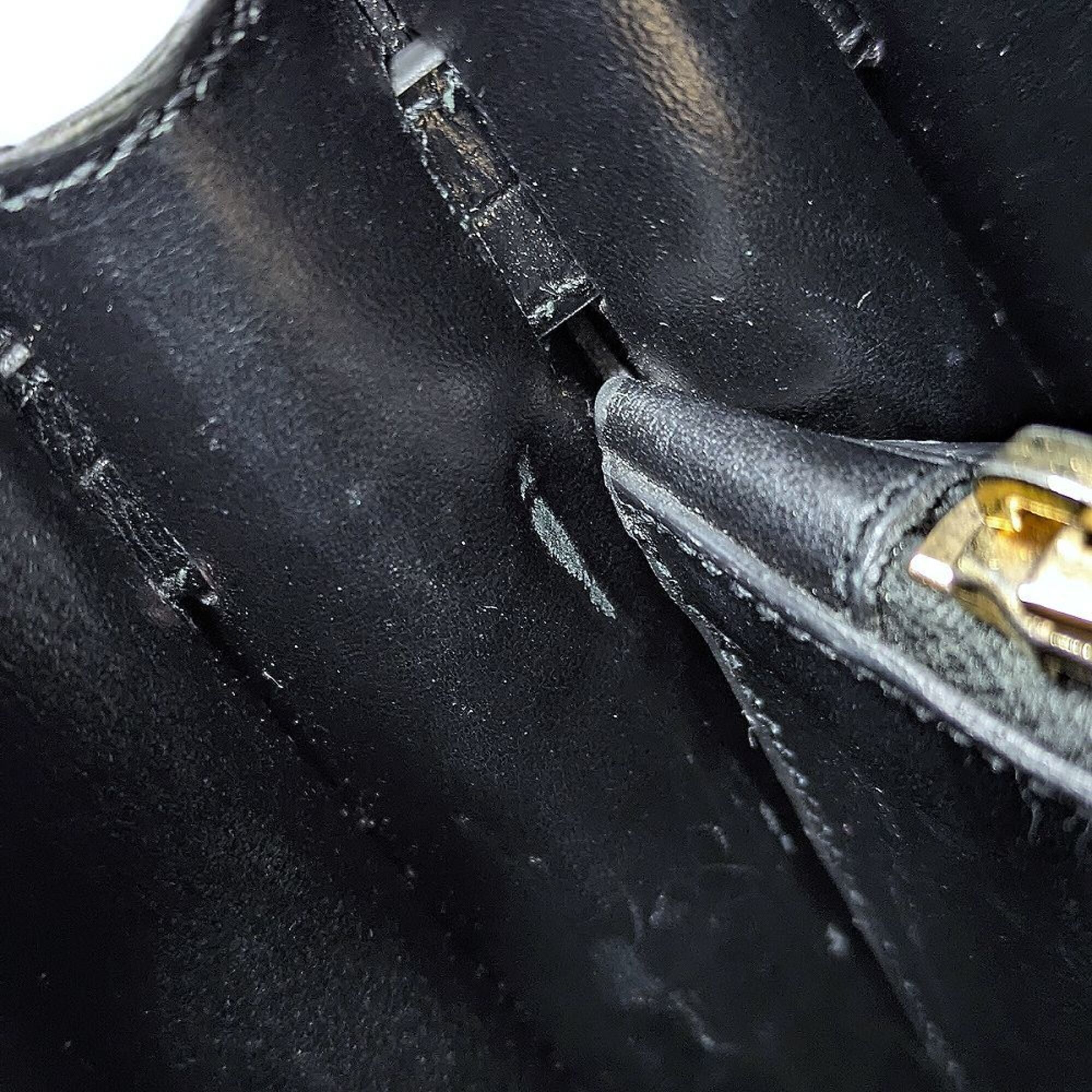 Yves Saint Laurent Black Leather Handbag (Pre-Owned)