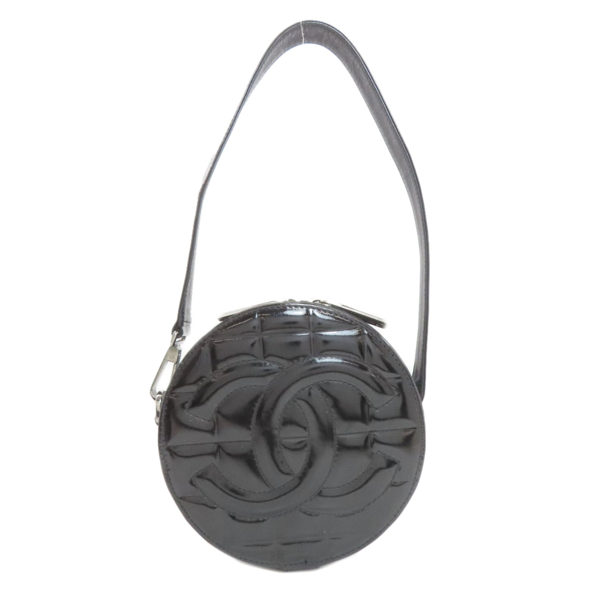 Chanel Black Leather Shoulder Bag (Pre-Owned)