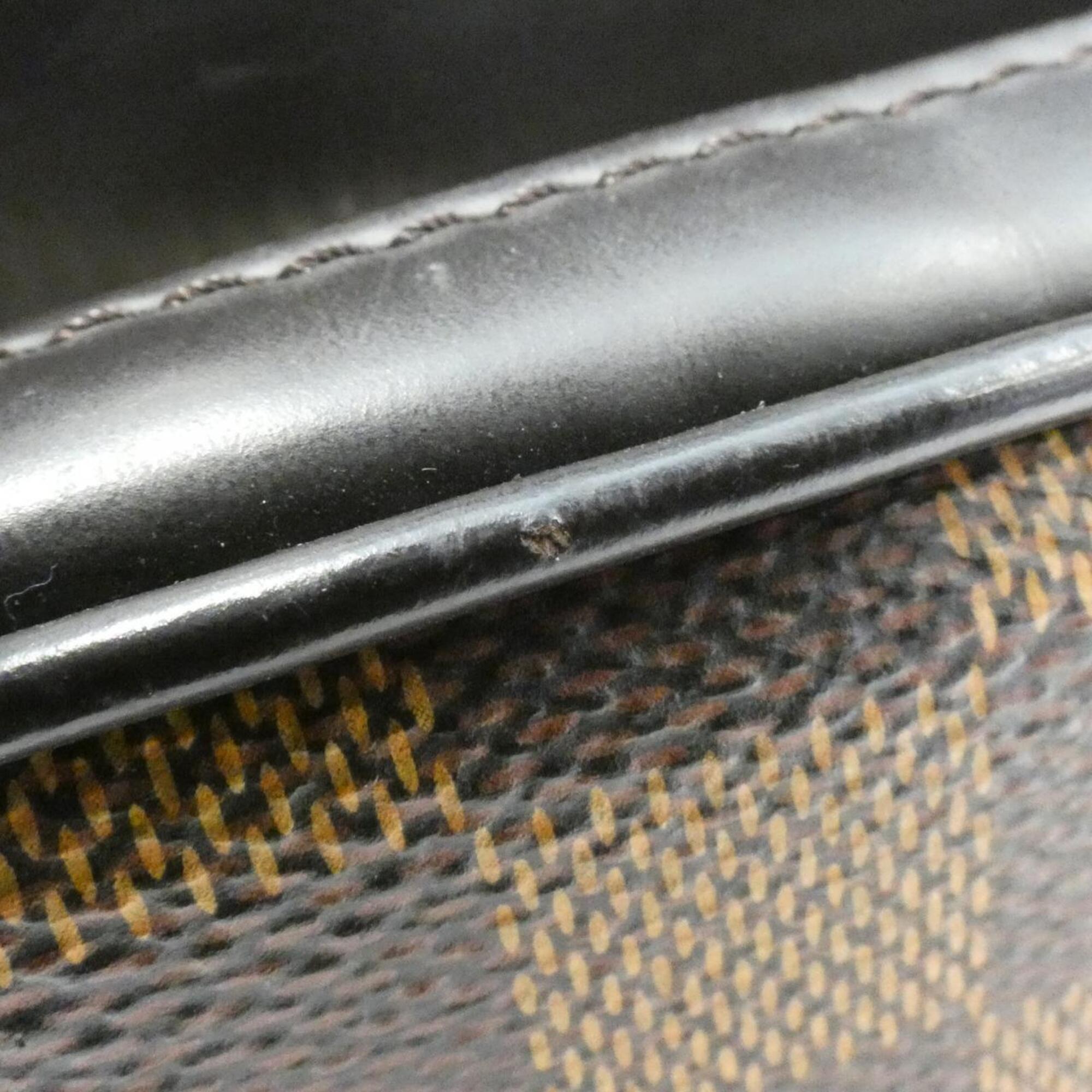 Louis Vuitton Ebene Coated Canvas Shoulder Bag (Pre-Owned)