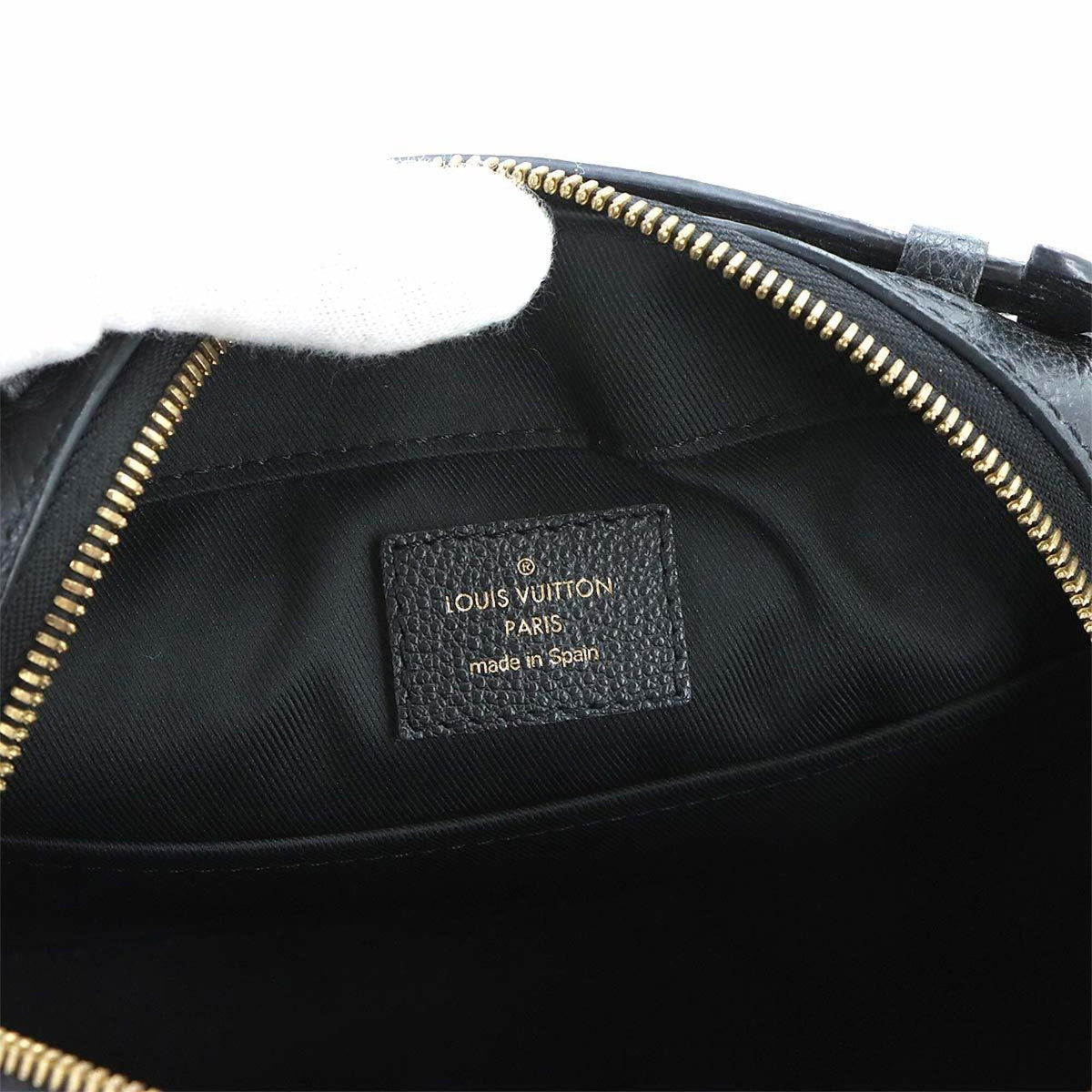 Louis Vuitton Black Noir Monogram Empreinte Handbag Shoulder Bag (Pre-Owned)
