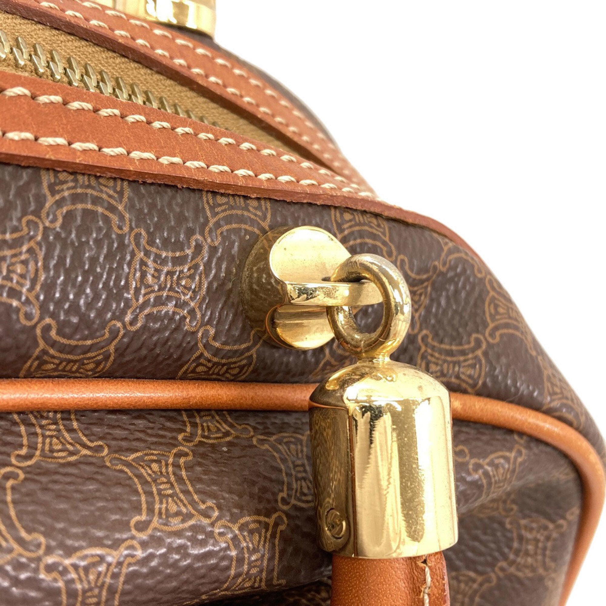 Celine Brown Pvc Leather Handbag (Pre-Owned)