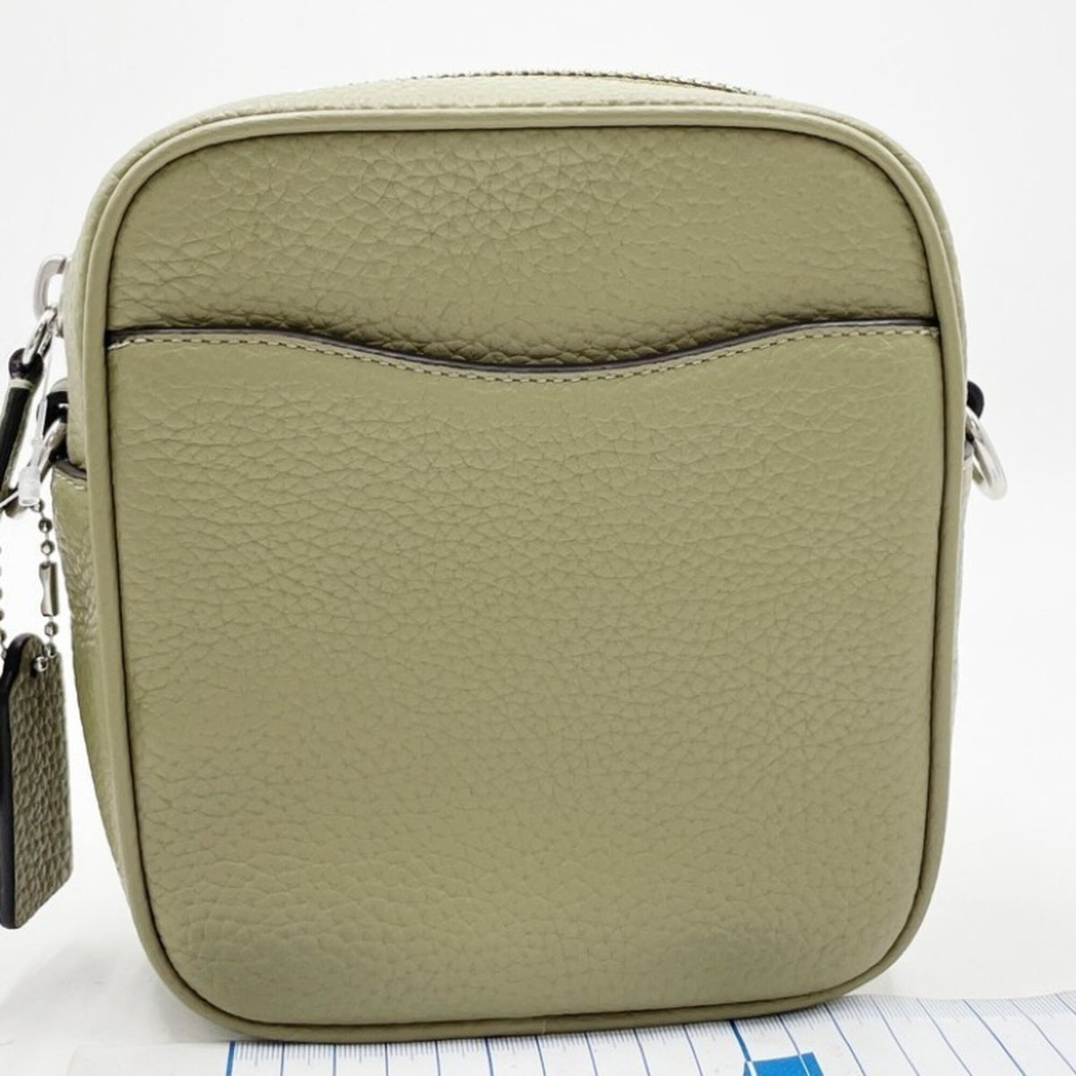 Coach Green Leather Shoulder Bag Sling Bag (Pre-Owned)