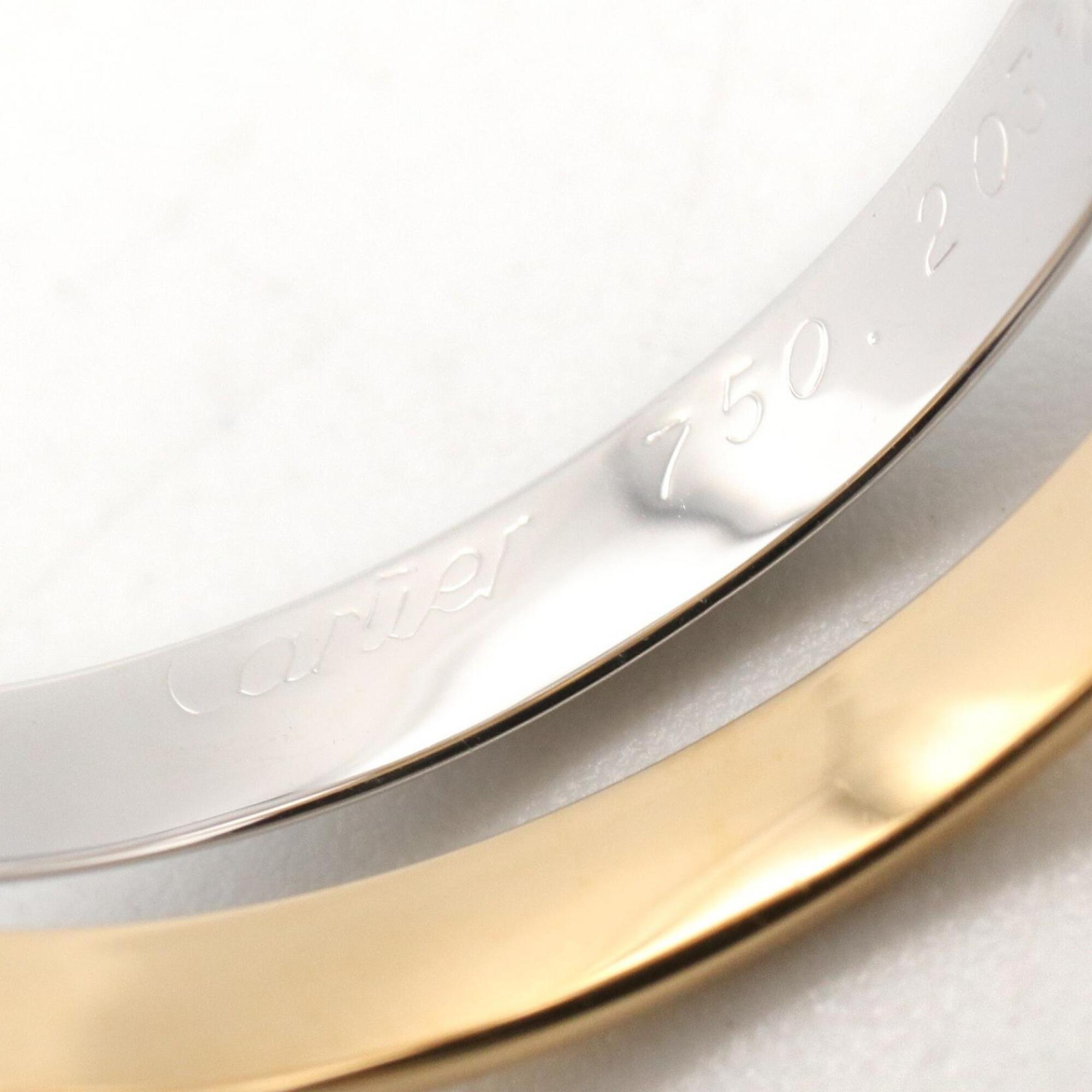 Cartier Gold Silver Yellow Gold (18K) White Gold (18K) Band Ring (Pre-Owned)