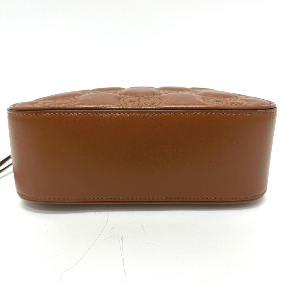 Gucci Brown Leather Shoulder Bag (Pre-Owned)