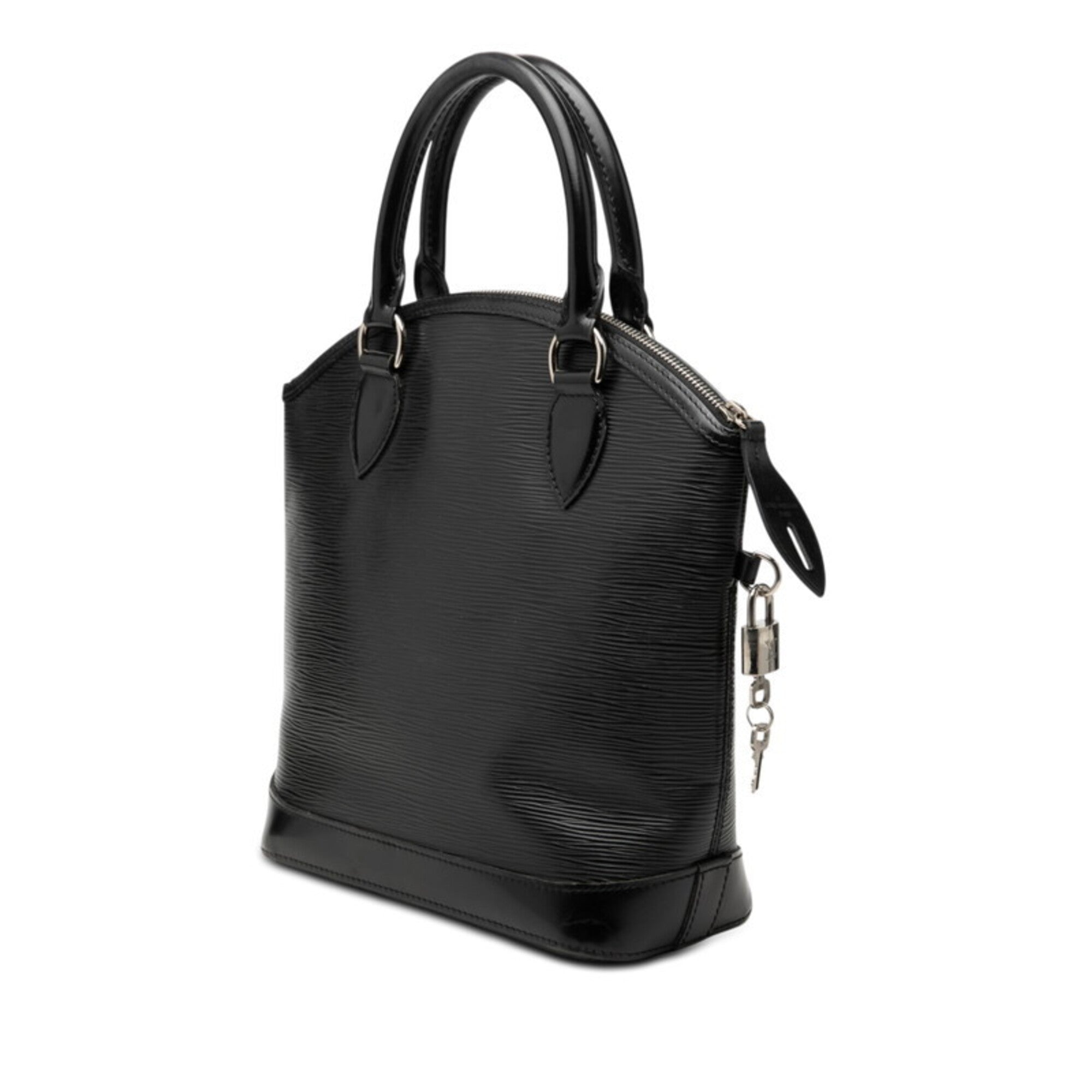 Louis Vuitton Black Noir Leather Handbag (Pre-Owned)