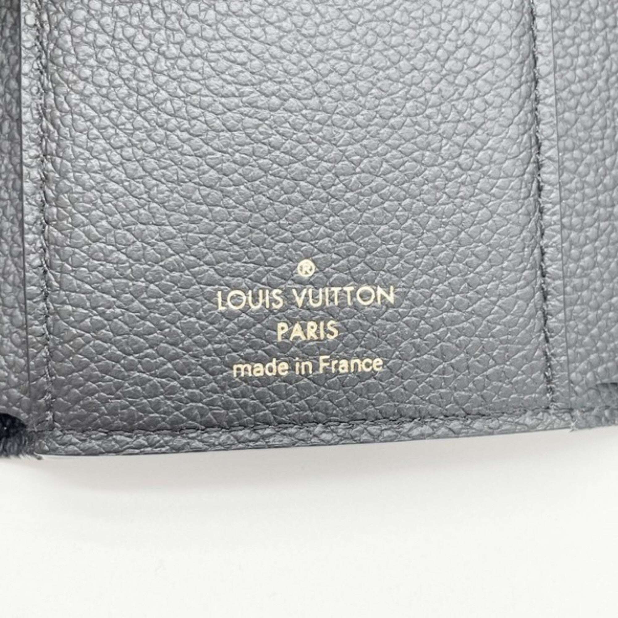 Louis Vuitton Black Noir Monogram Empreinte Wallet (Tri-Fold) (Pre-Owned)