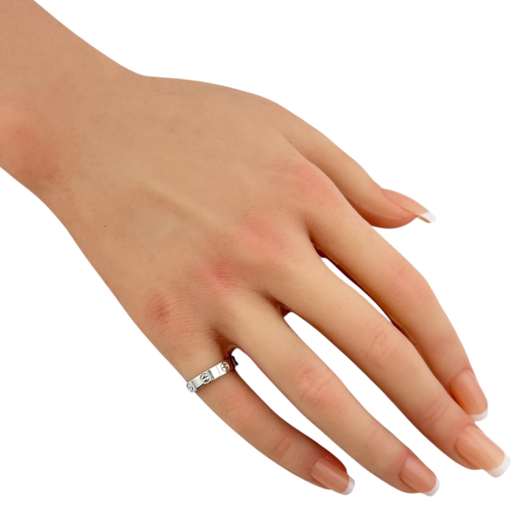 Cartier White Gold White Gold (18K) Band Ring (Pre-Owned)
