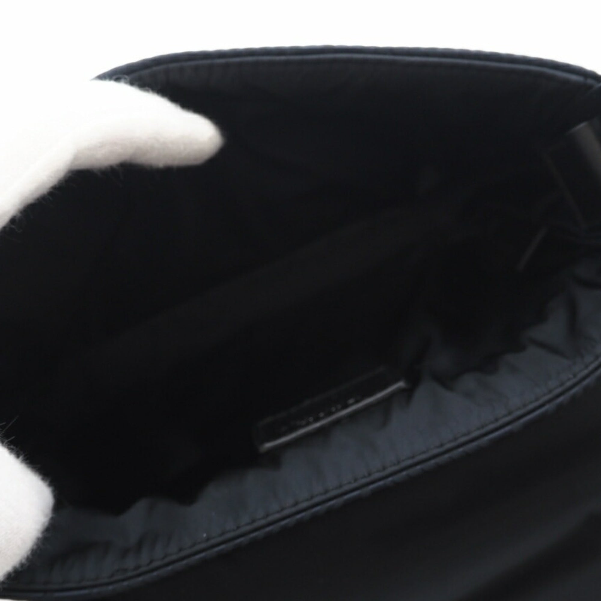 Christian Dior Navy Coated Canvas Shoulder Bag (Pre-Owned)
