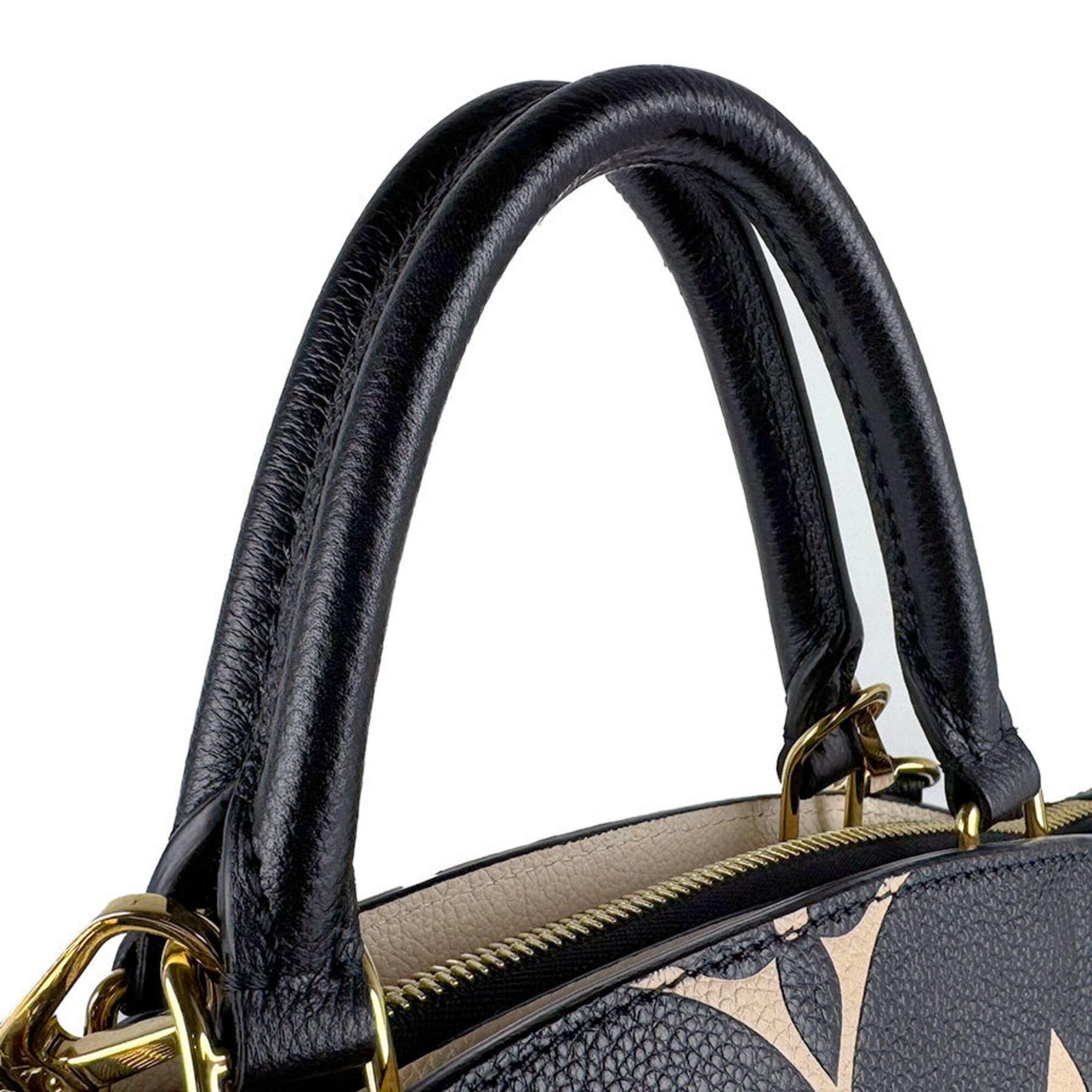 Louis Vuitton Beige Monogram Noir Monogram Empreinte Handbag Shoulder Bag (Pre-Owned)