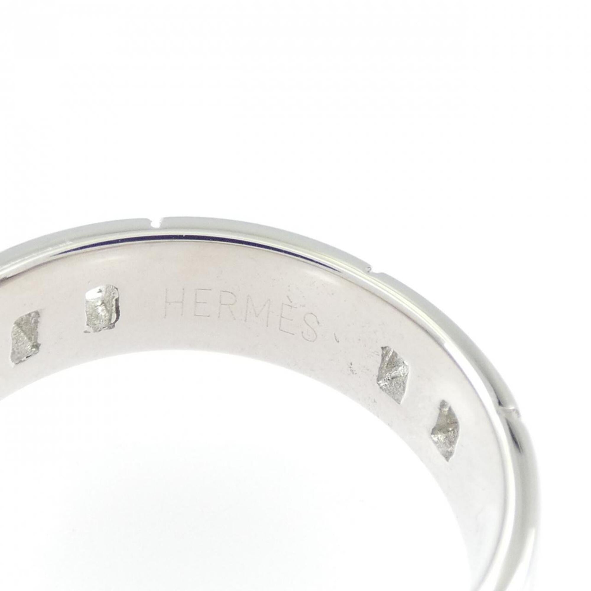 Hermes White Gold (18K) Band Ring (Pre-Owned)
