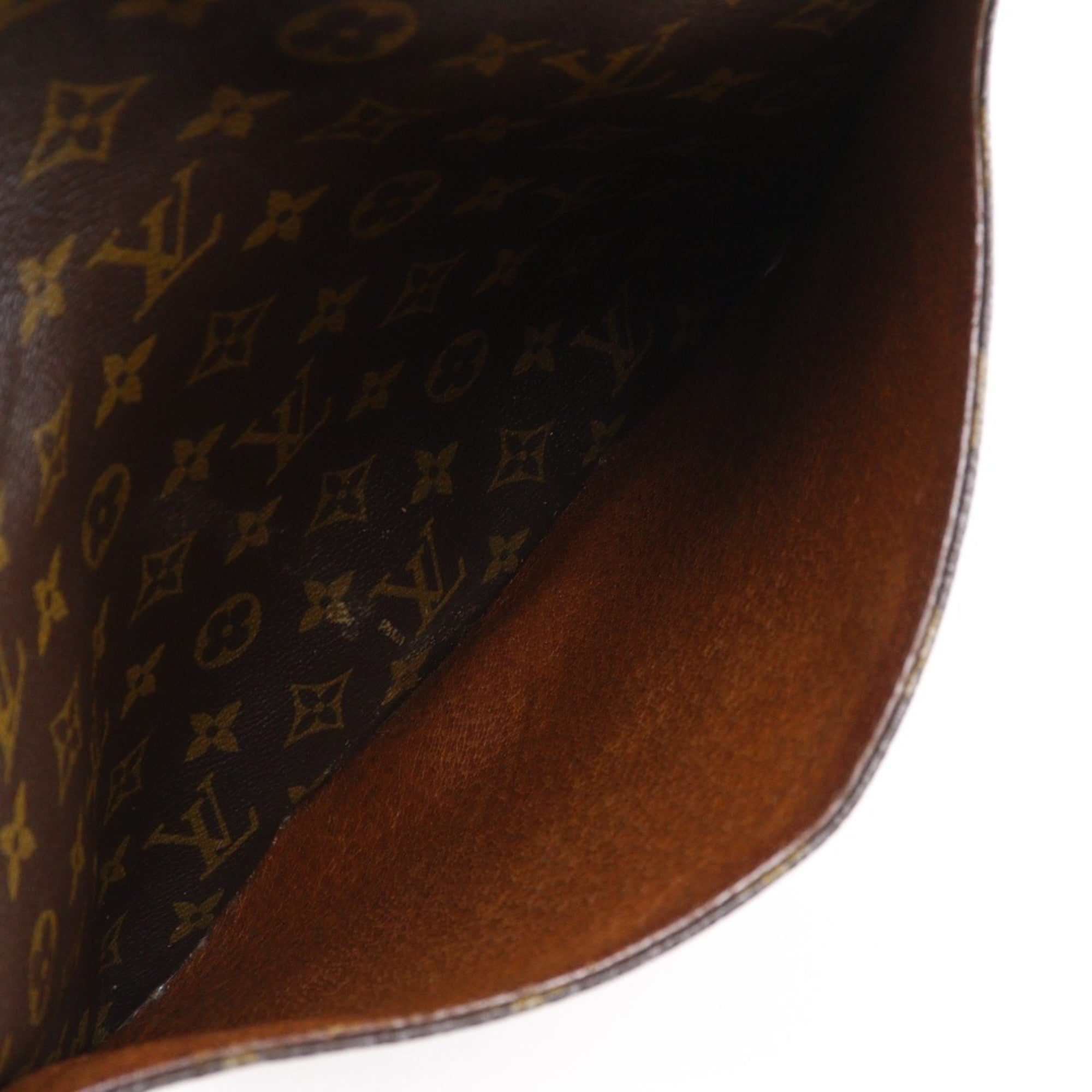 Louis Vuitton Brown Monogram Canvas Shoulder Bag (Pre-Owned)