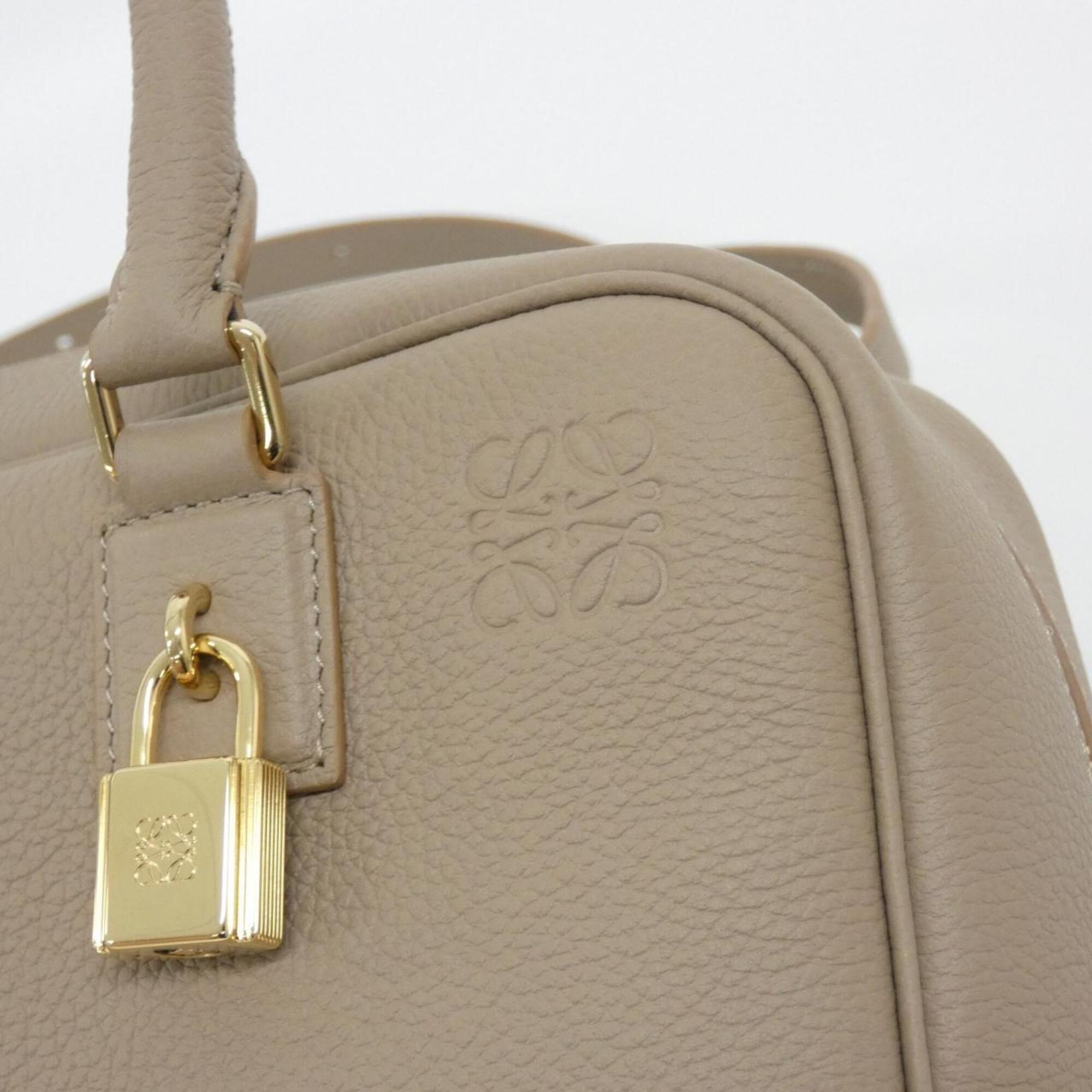 Loewe Sand Leather Handbag (Pre-Owned)