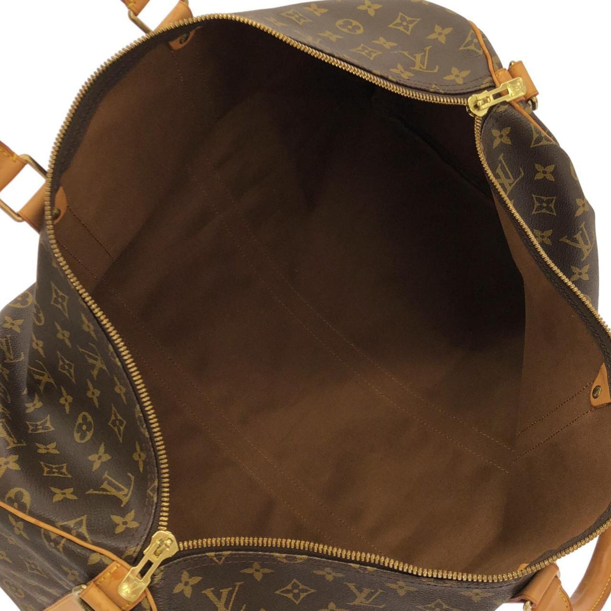Louis Vuitton Marron Coated Canvas Boston Bag (Pre-Owned)