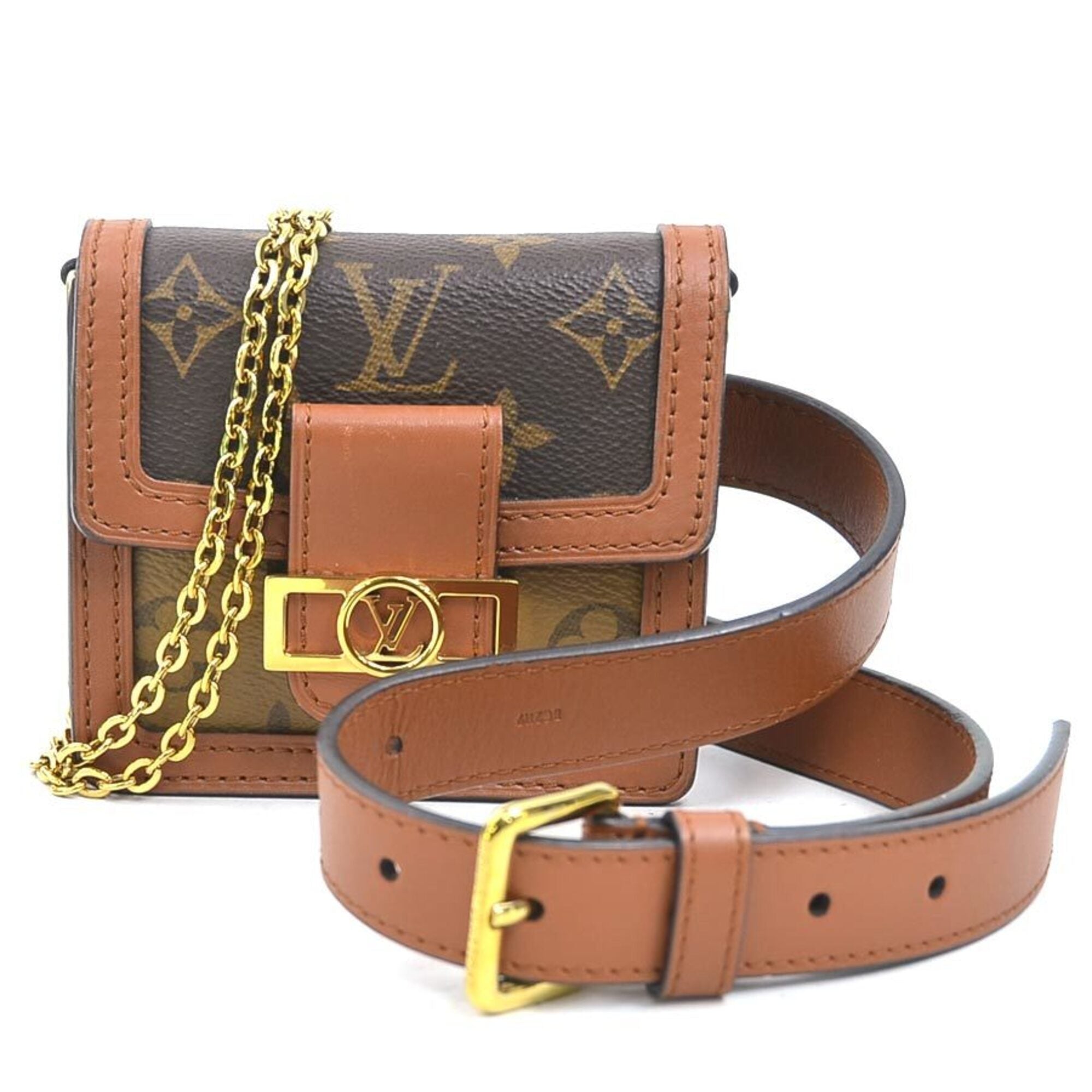 Louis Vuitton Brown Monogram Reverse Monogram Reverse Fanny Pack Shoulder Bag (Pre-Owned)