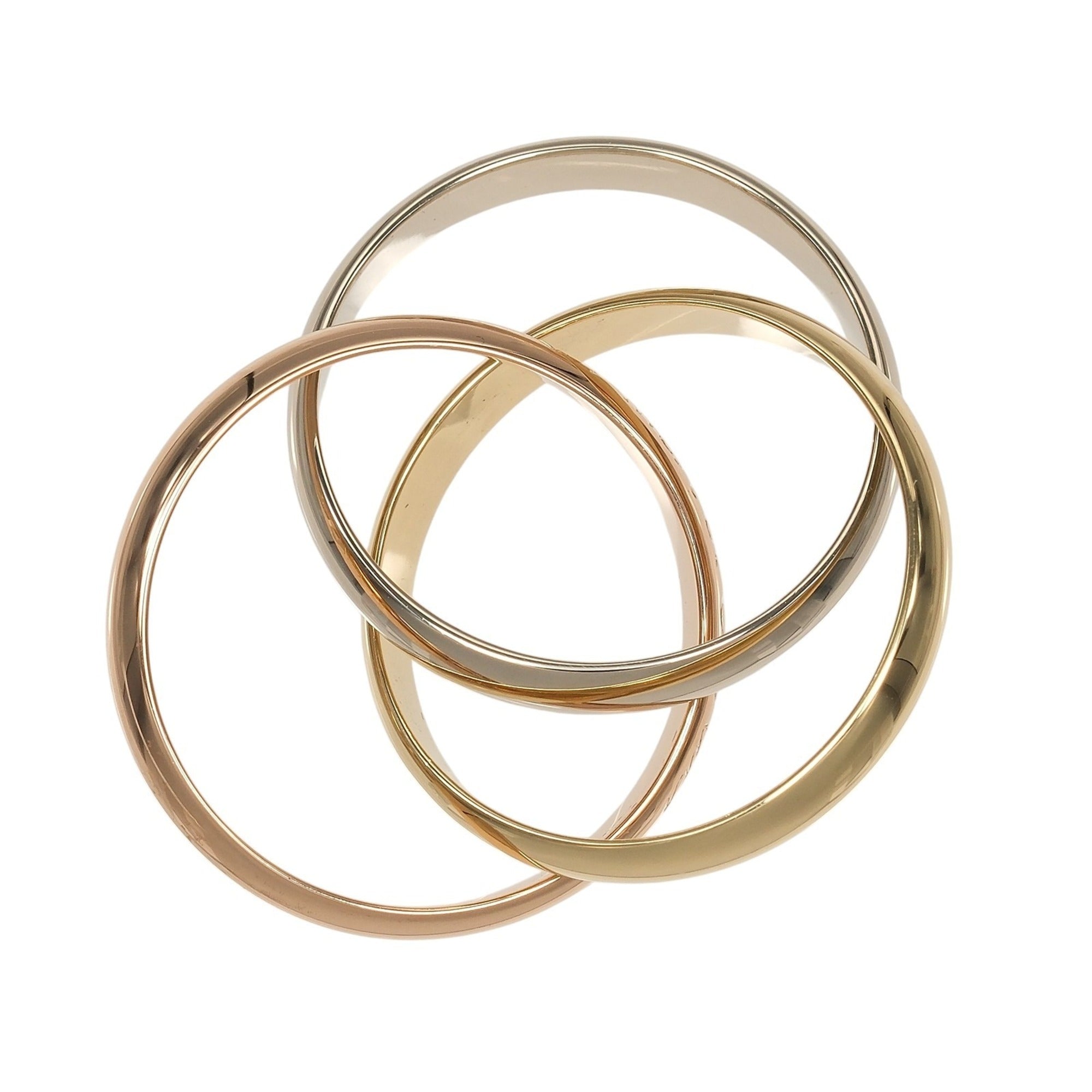 Cartier Trinity Yellow Gold (18K) Pink Gold (18K) White Gold (18K) Band Ring (Pre-Owned)
