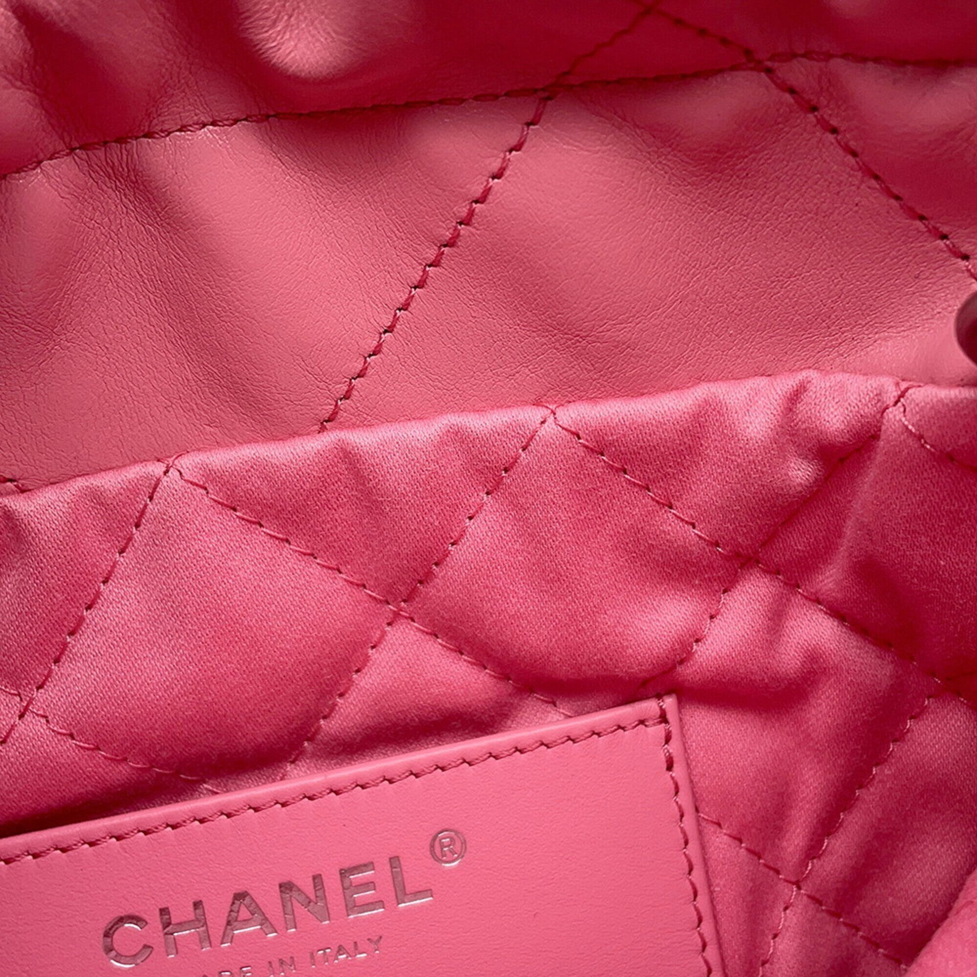 Chanel Pink Handbag Shoulder Bag (Pre-Owned)