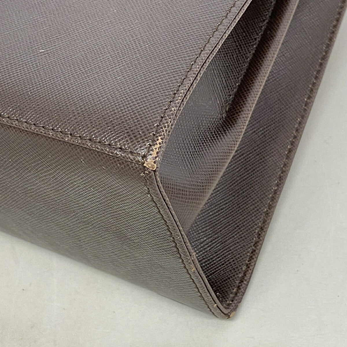 Salvatore Ferragamo Brown Leather Handbag (Pre-Owned)