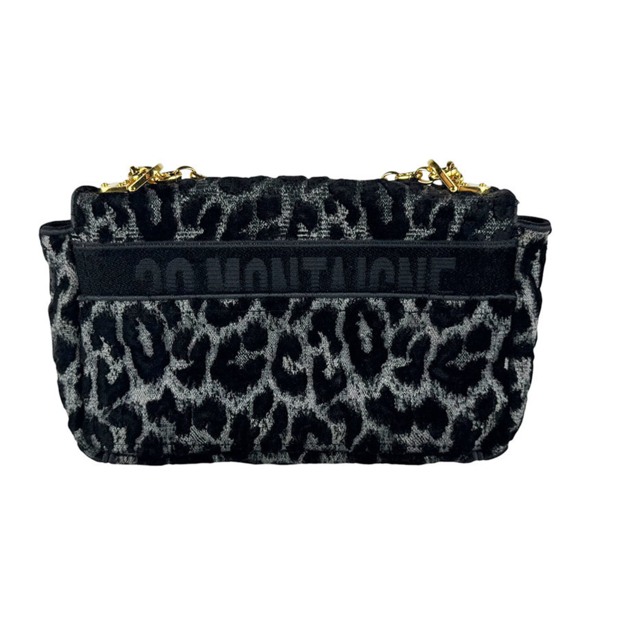 Christian Dior Black Velvet Shoulder Bag (Pre-Owned)