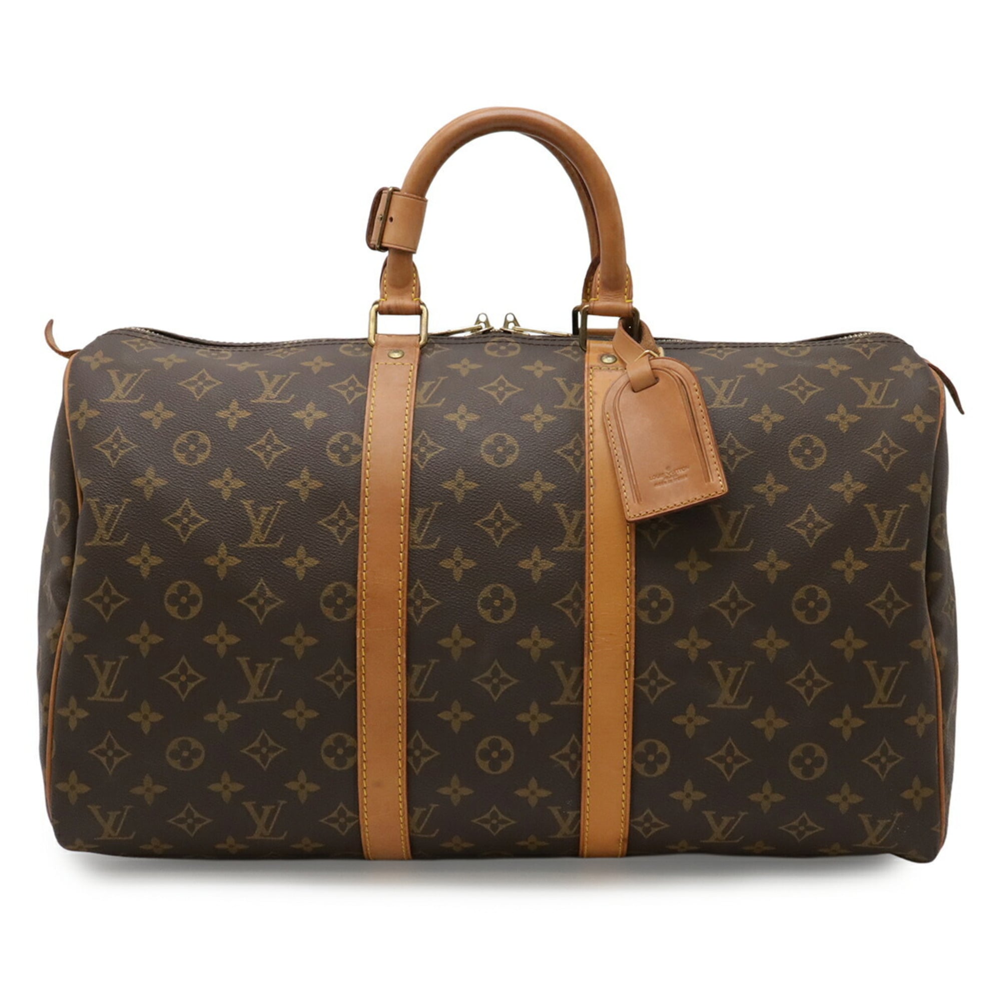 Louis Vuitton Brown Monogram Canvas Boston Bag Handbag (Pre-Owned)