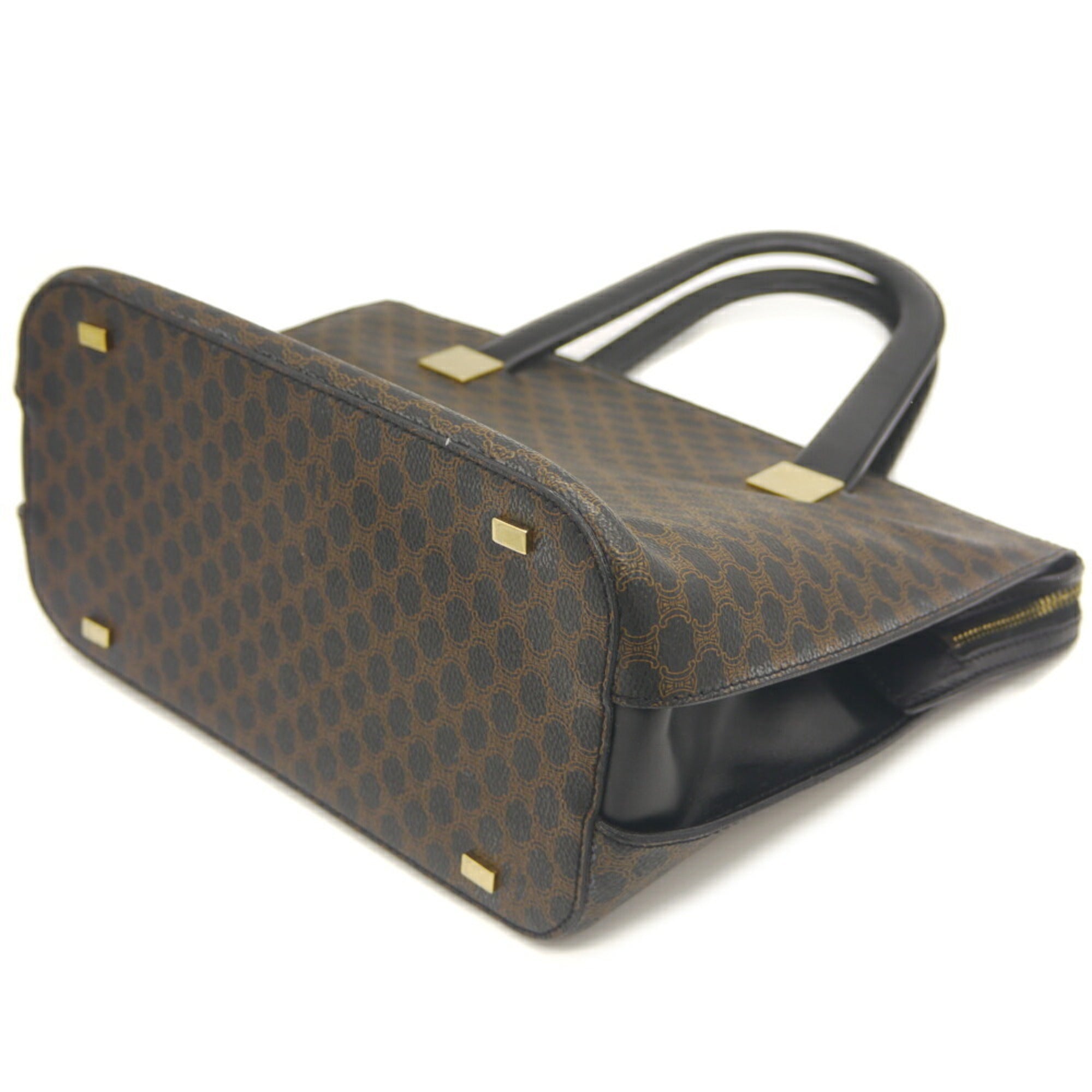 Celine Brown Pvc Leather Tote Bag (Pre-Owned)