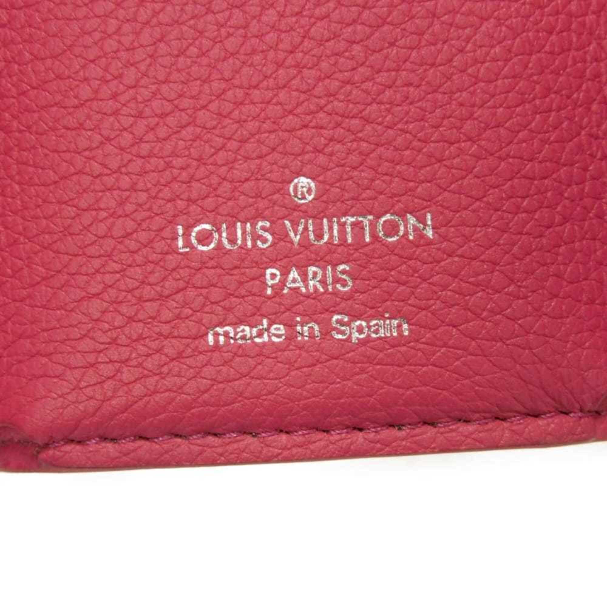 Louis Vuitton Pink Leather Wallet (Tri-Fold) (Pre-Owned)