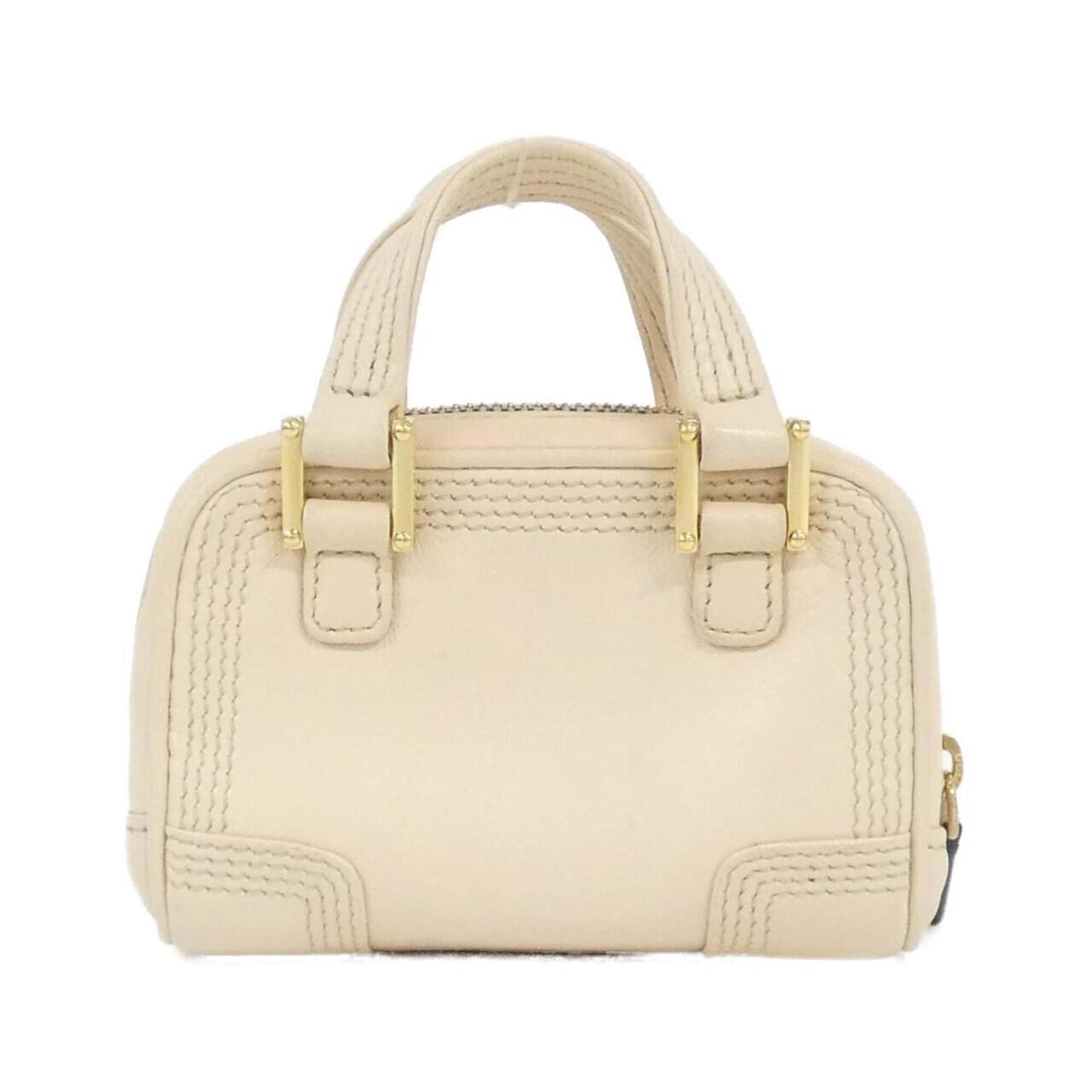 Loewe Ivory Leather Handbag (Pre-Owned)