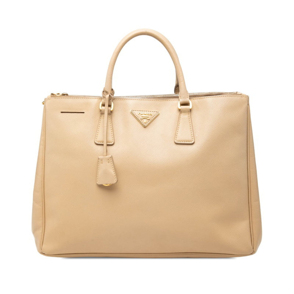 Prada Beige Saffiano Handbag (Pre-Owned)
