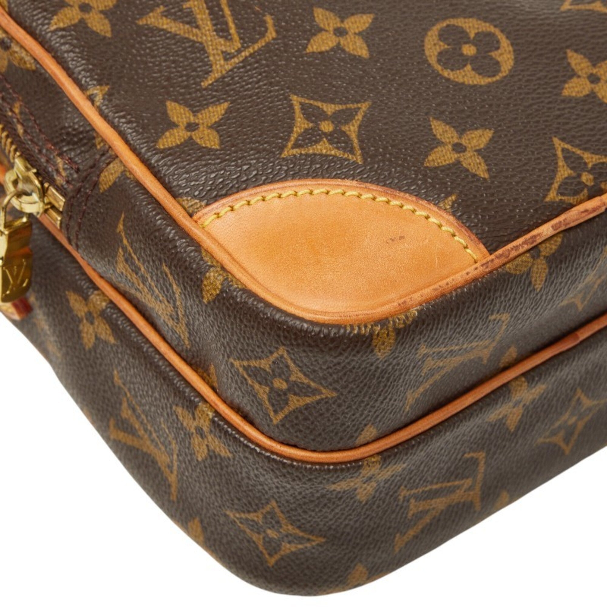 Louis Vuitton Brown Pvc Leather Shoulder Bag (Pre-Owned)