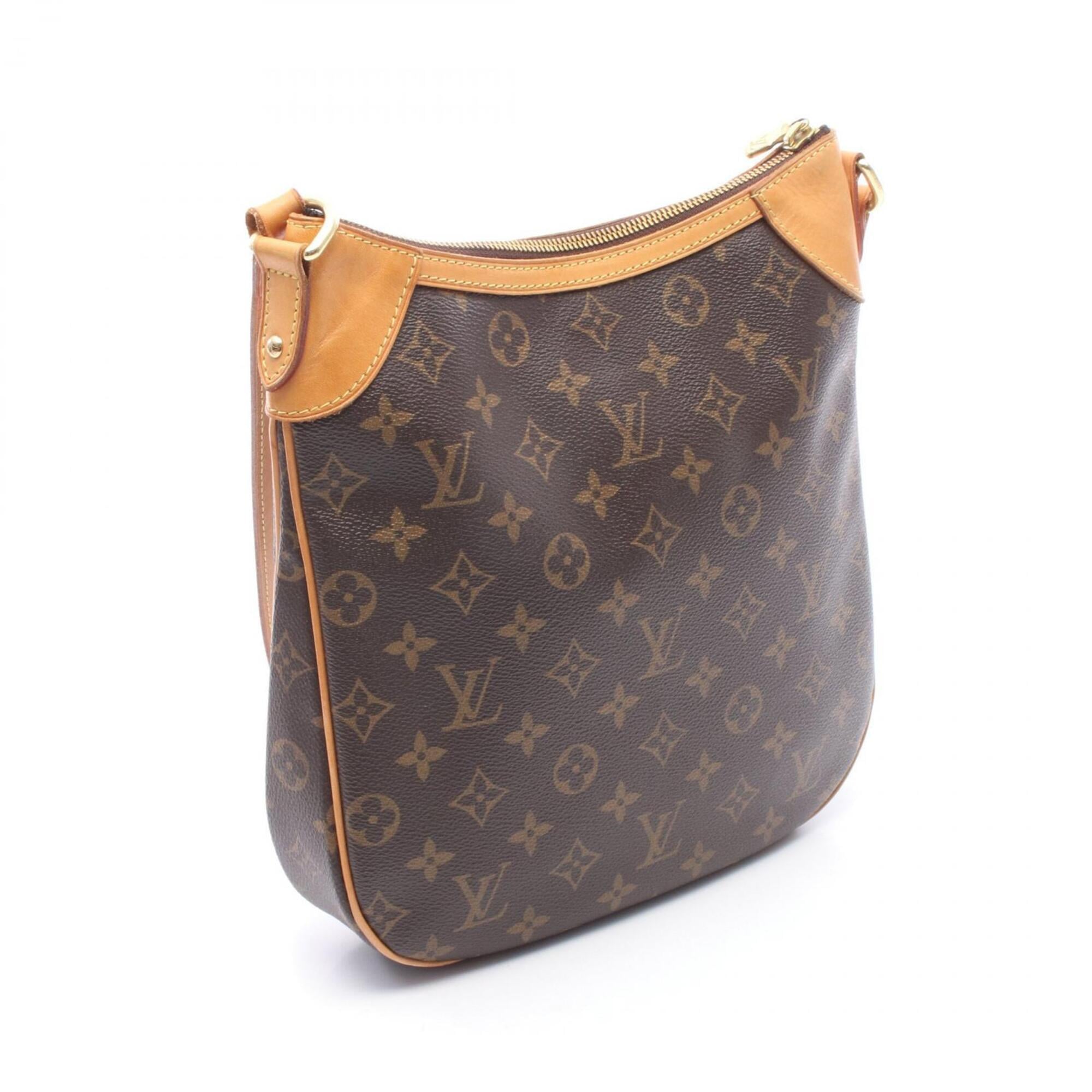 Louis Vuitton Brown Monogram Coated Canvas Leather Shoulder Bag (Pre-Owned)