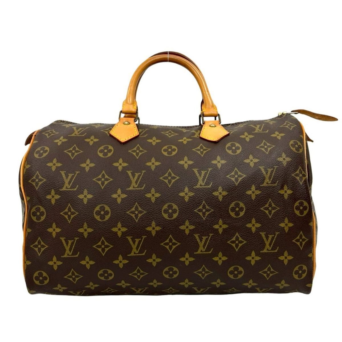 Louis Vuitton Brown Leather Pvc Boston Bag Handbag (Pre-Owned)